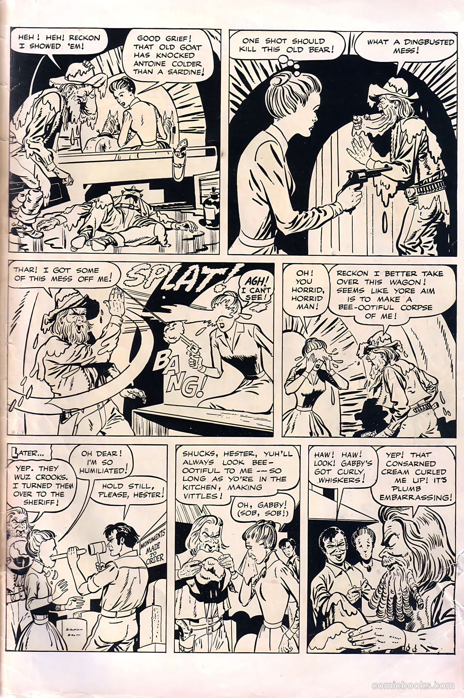 Gabby Hayes Western #5 (1949) — page 35 of 36
