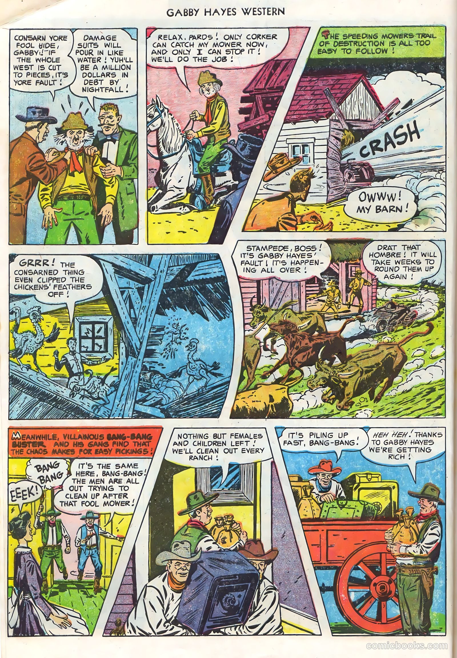 Gabby Hayes Western #50 (1951) — page 6 of 36