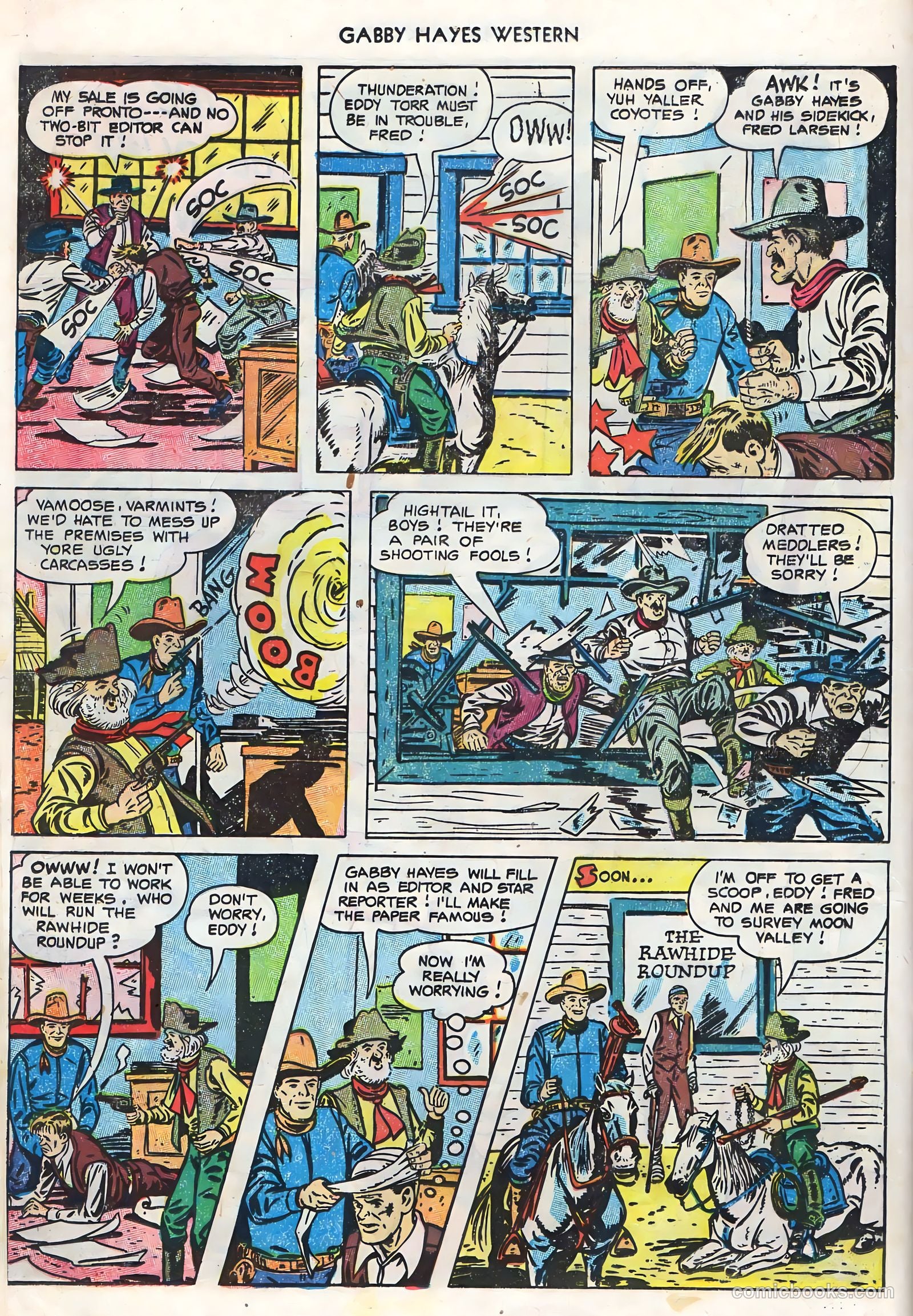 Gabby Hayes Western #50 (1951) — page 16 of 36
