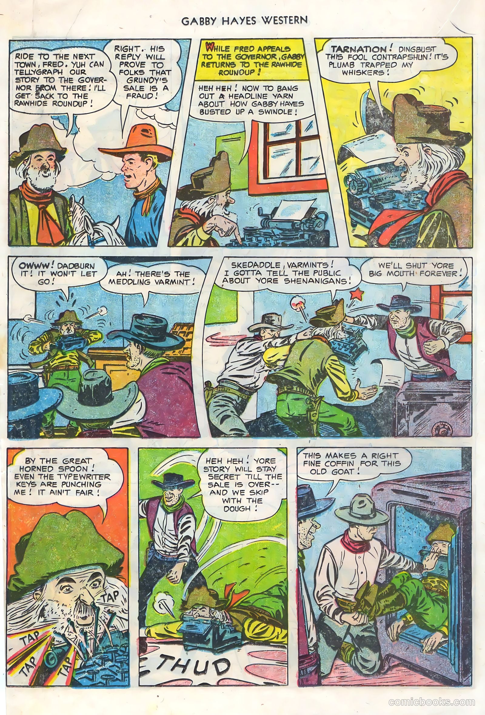 Gabby Hayes Western #50 (1951) — page 18 of 36