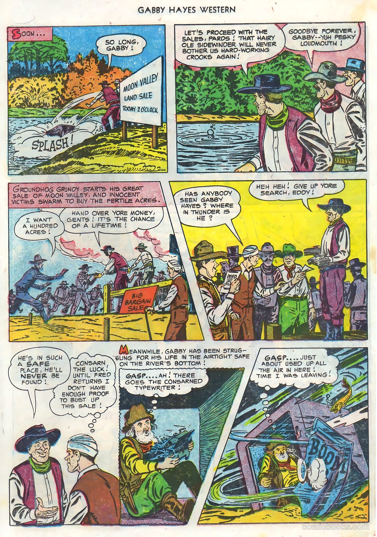 Gabby Hayes Western #50 (1951) — page 19 of 36