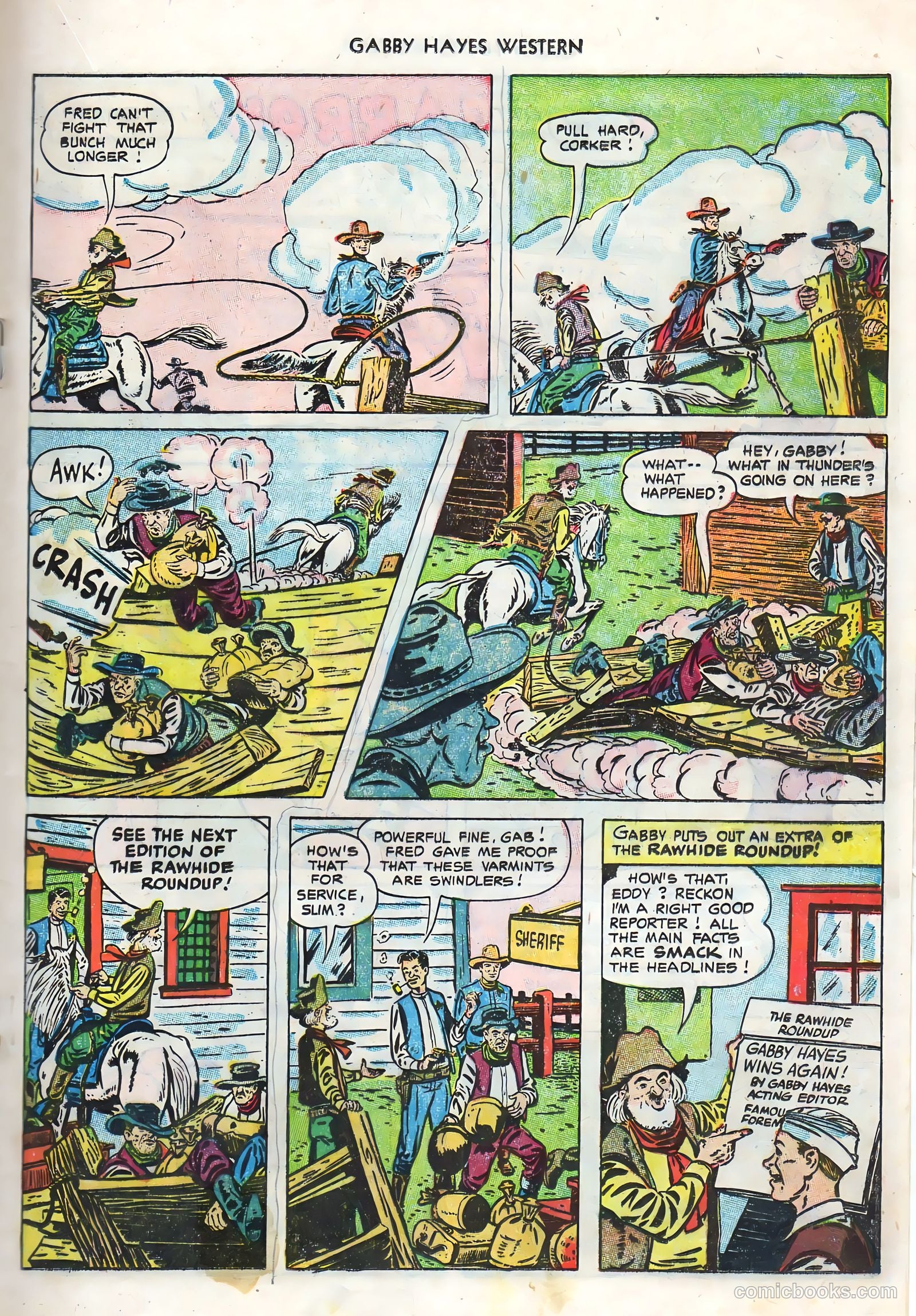 Gabby Hayes Western #50 (1951) — page 21 of 36