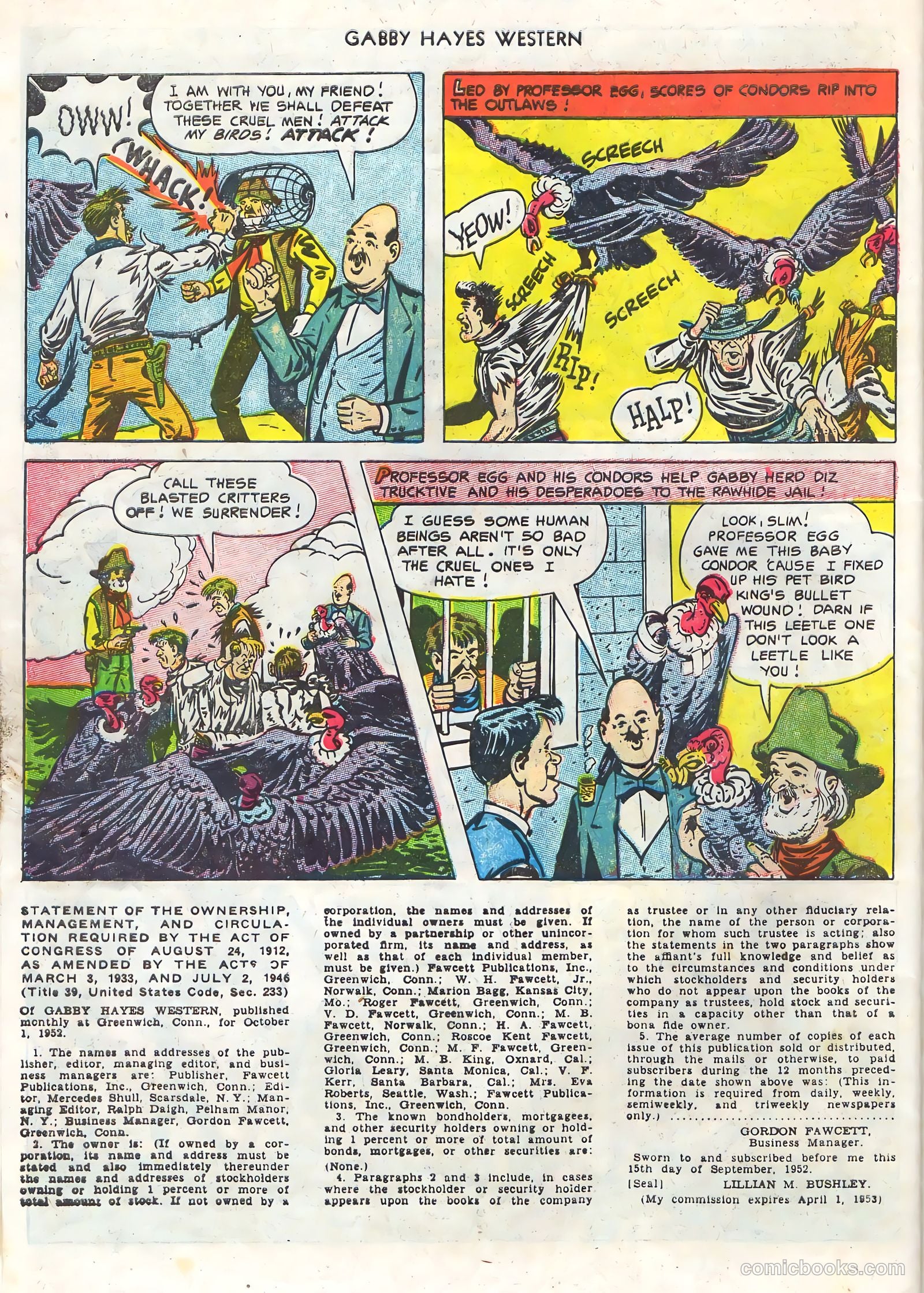 Gabby Hayes Western #50 (1951) — page 34 of 36
