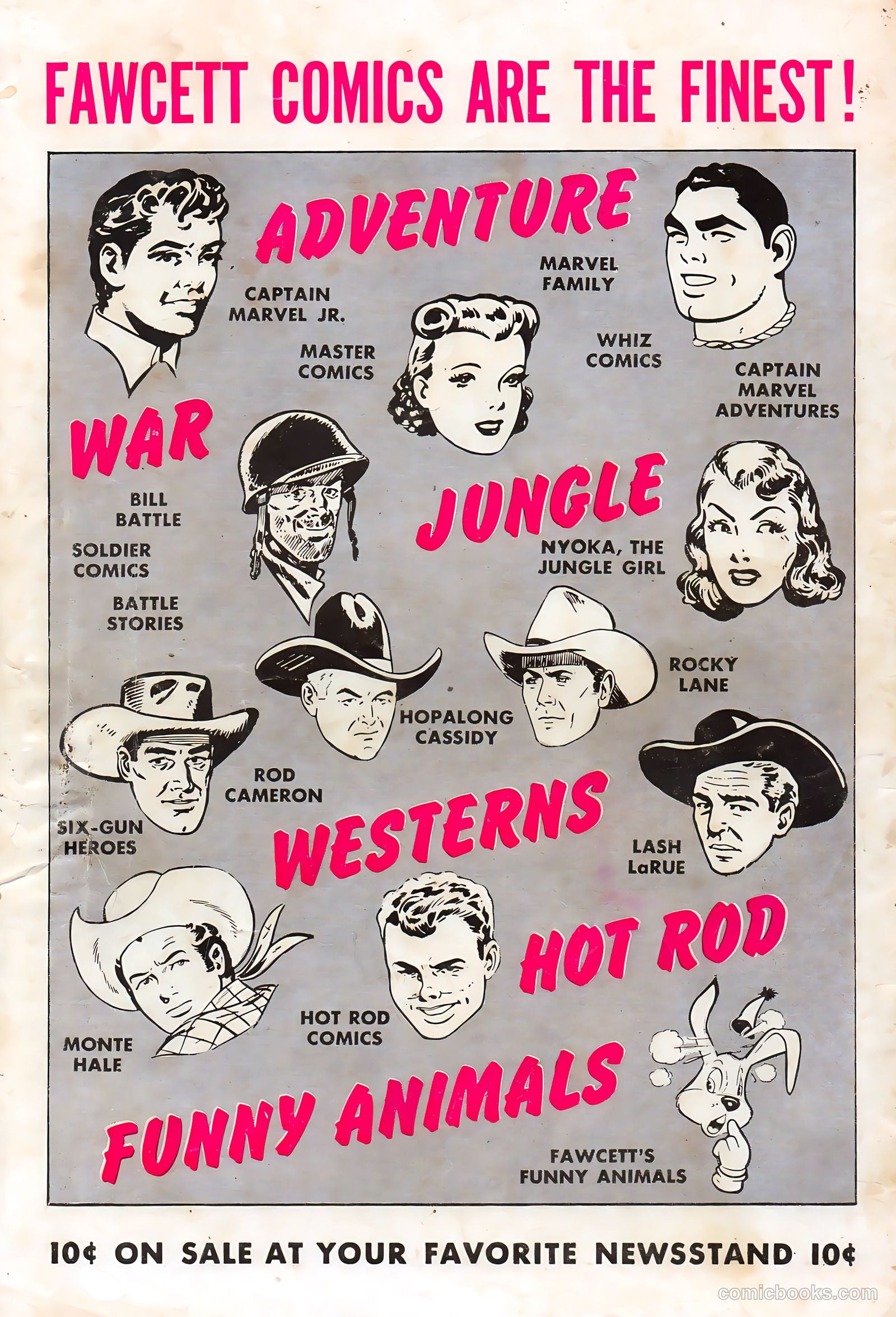 Gabby Hayes Western #50 (1951) — page 36 of 36