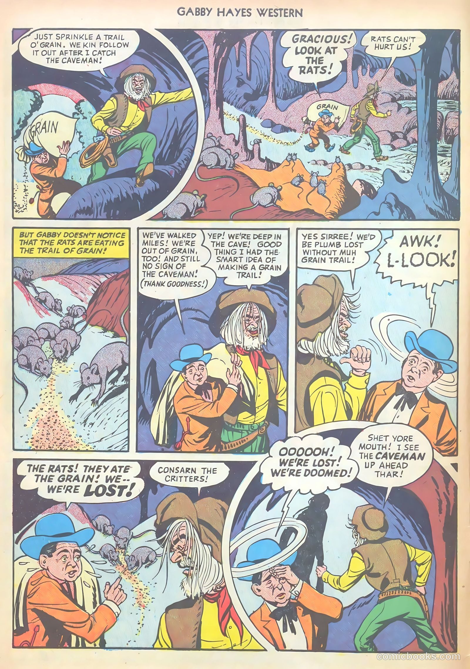 Gabby Hayes Western #6 (1949) — page 6 of 36