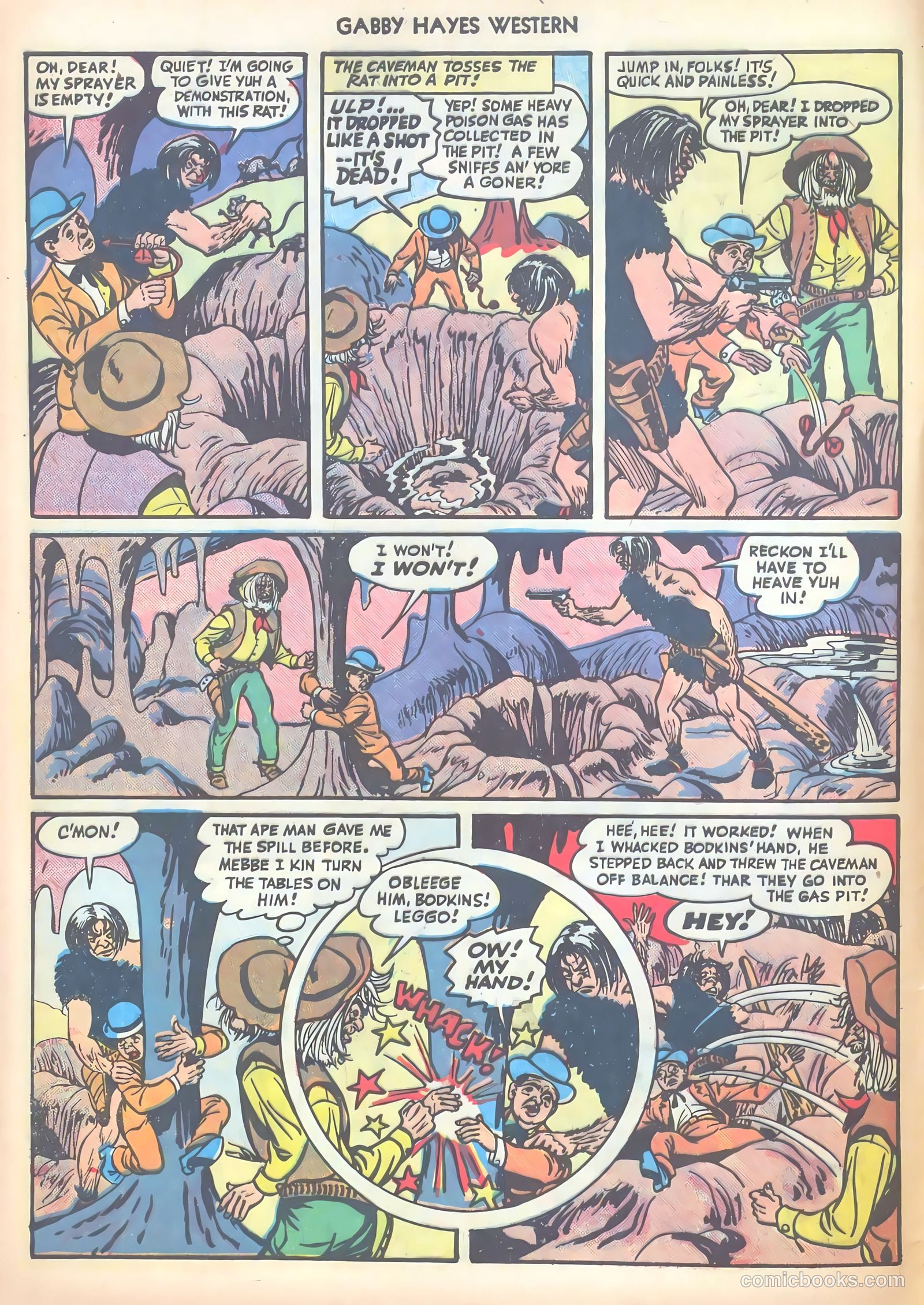 Gabby Hayes Western #6 (1949) — page 8 of 36