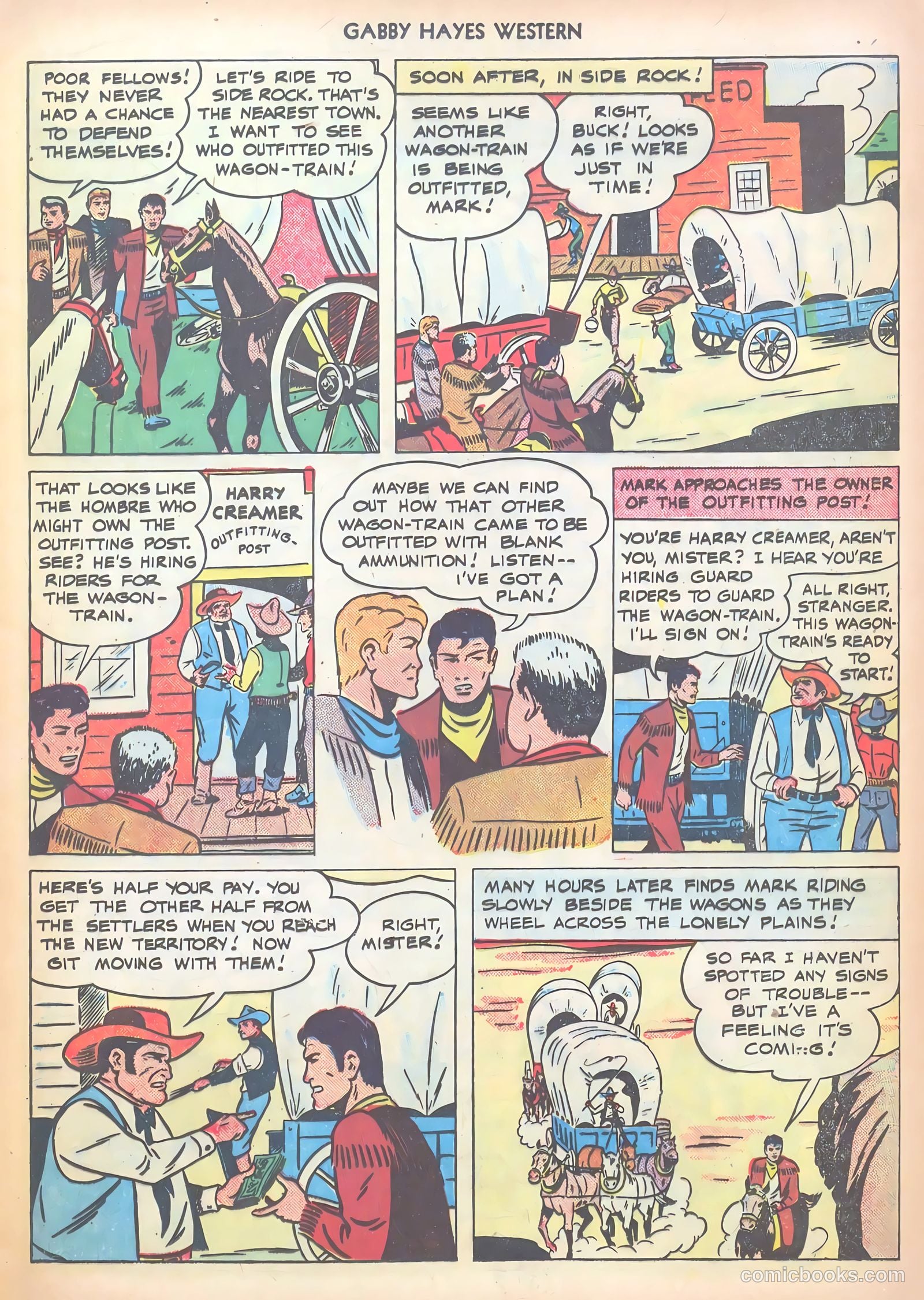 Gabby Hayes Western #6 (1949) — page 13 of 36