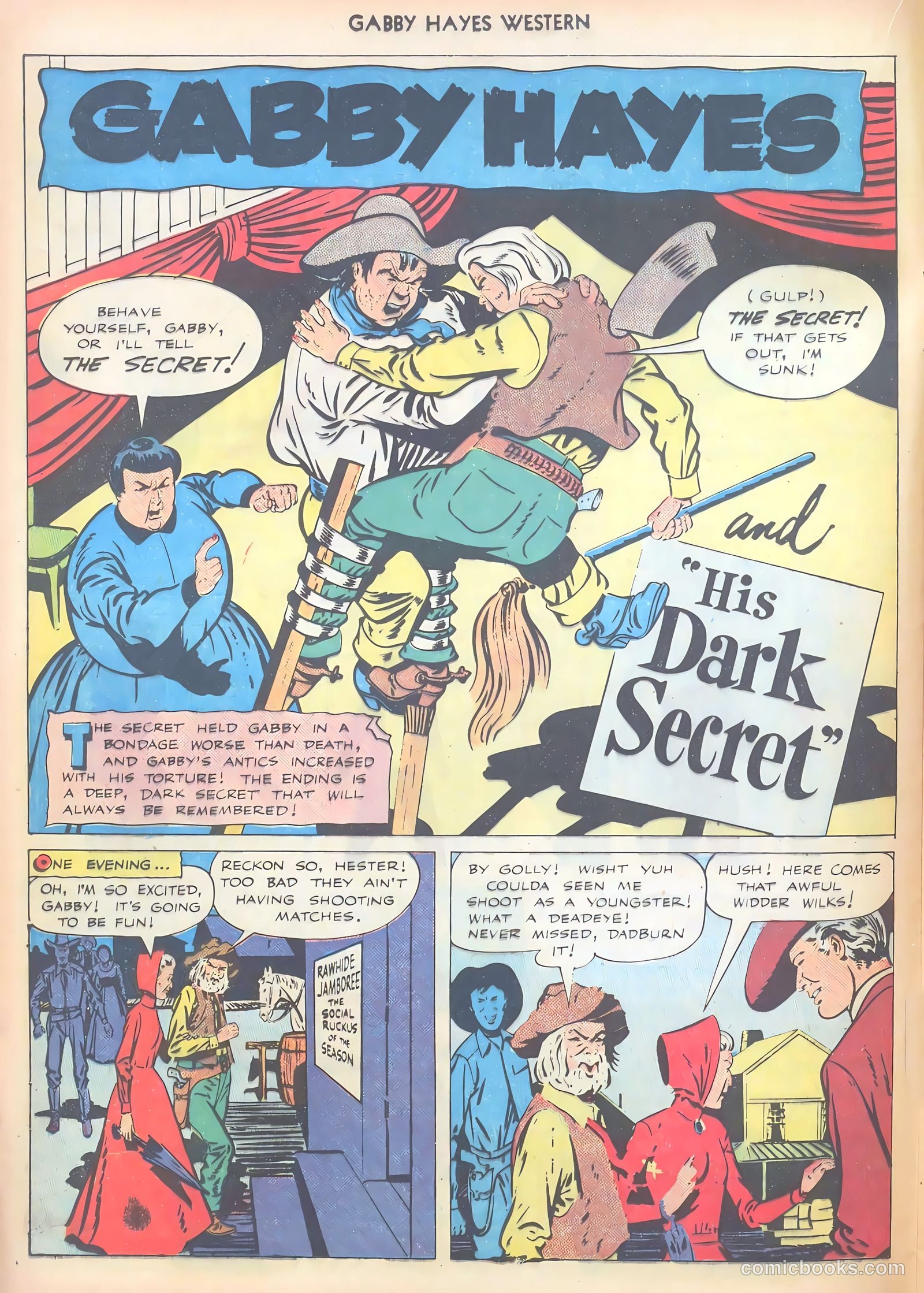 Gabby Hayes Western #6 (1949) — page 16 of 36