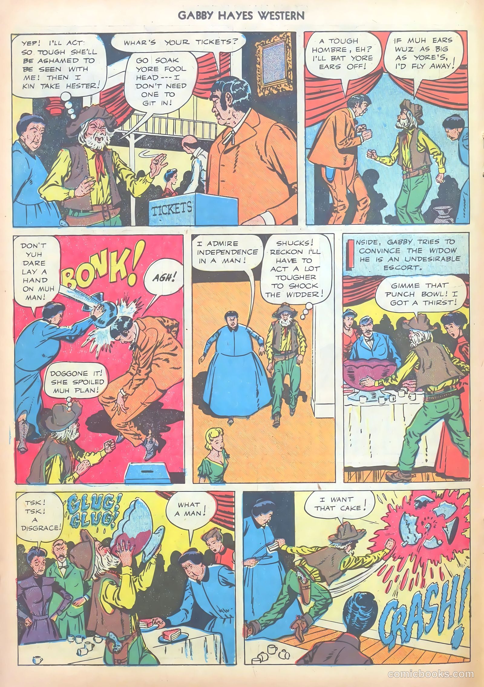 Gabby Hayes Western #6 (1949) — page 18 of 36