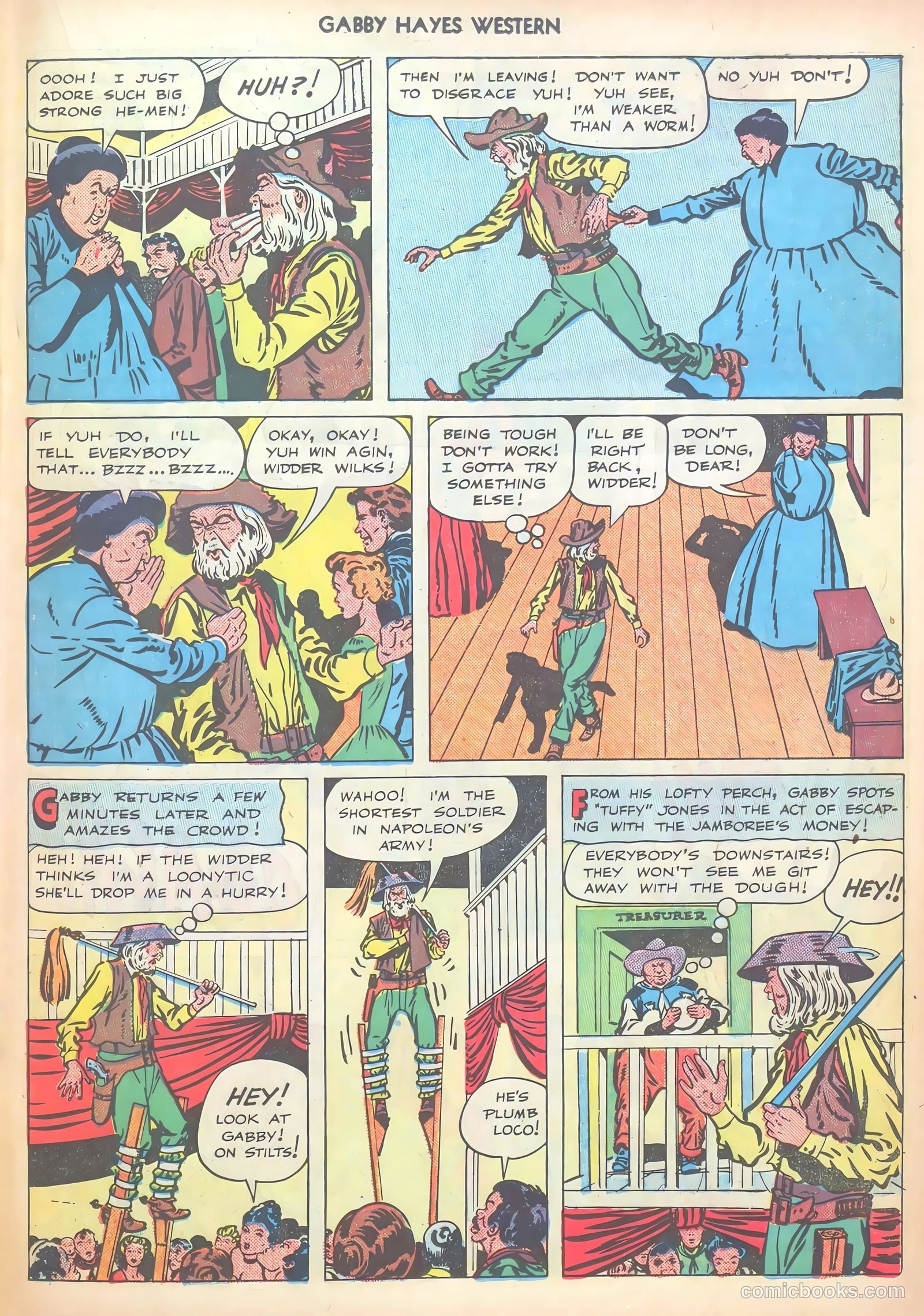 Gabby Hayes Western #6 (1949) — page 19 of 36