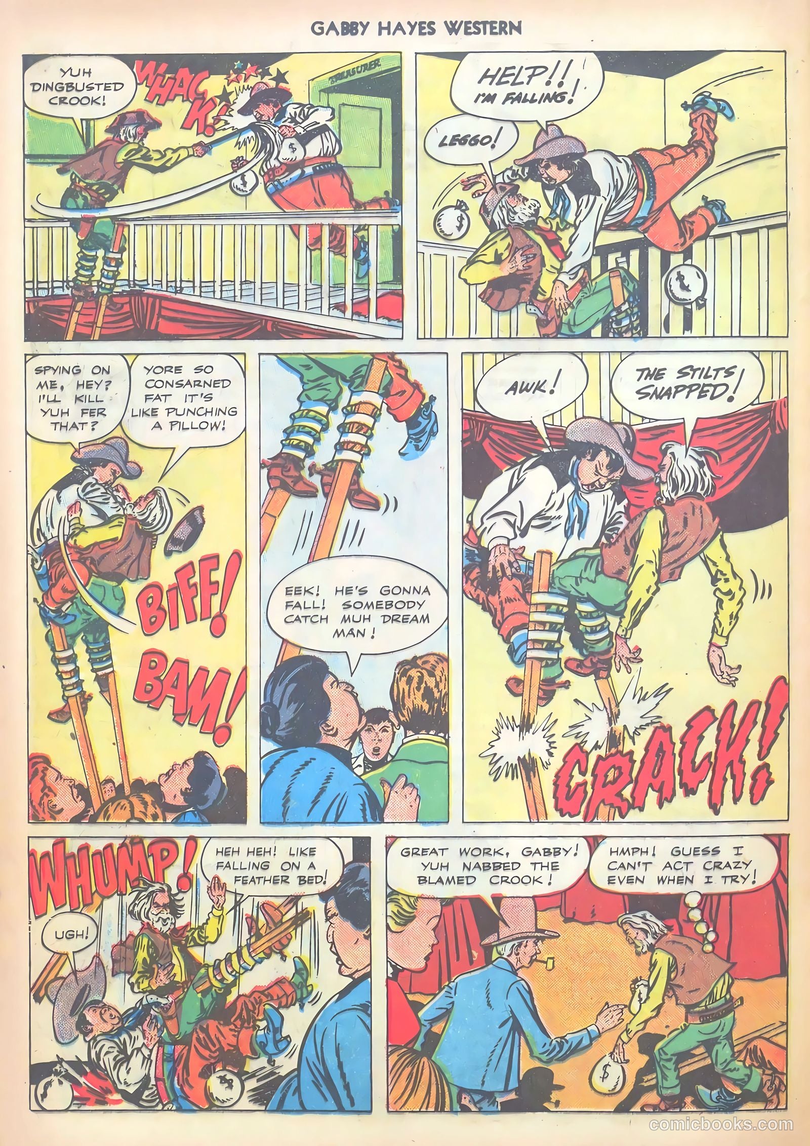 Gabby Hayes Western #6 (1949) — page 20 of 36