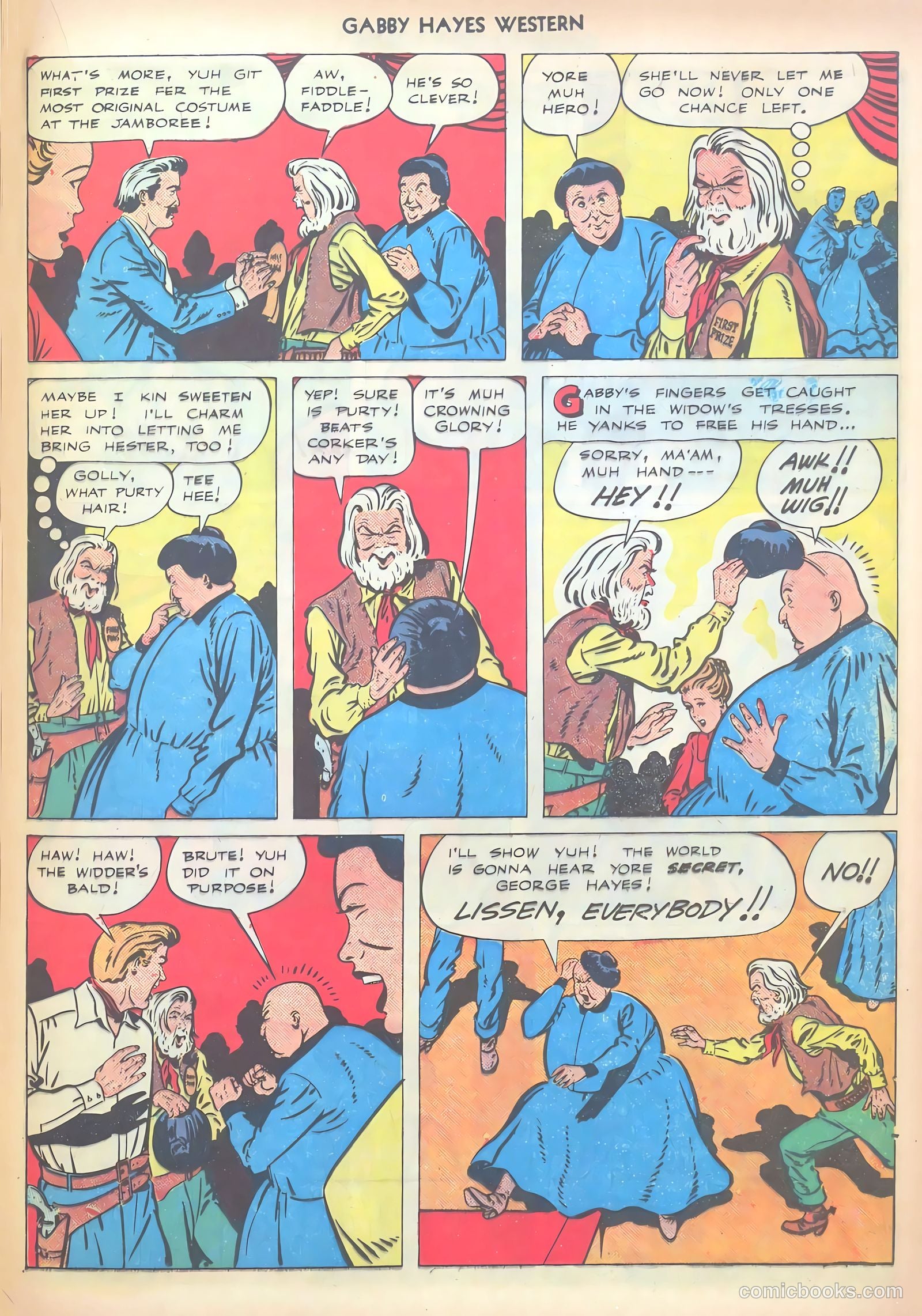 Gabby Hayes Western #6 (1949) — page 21 of 36