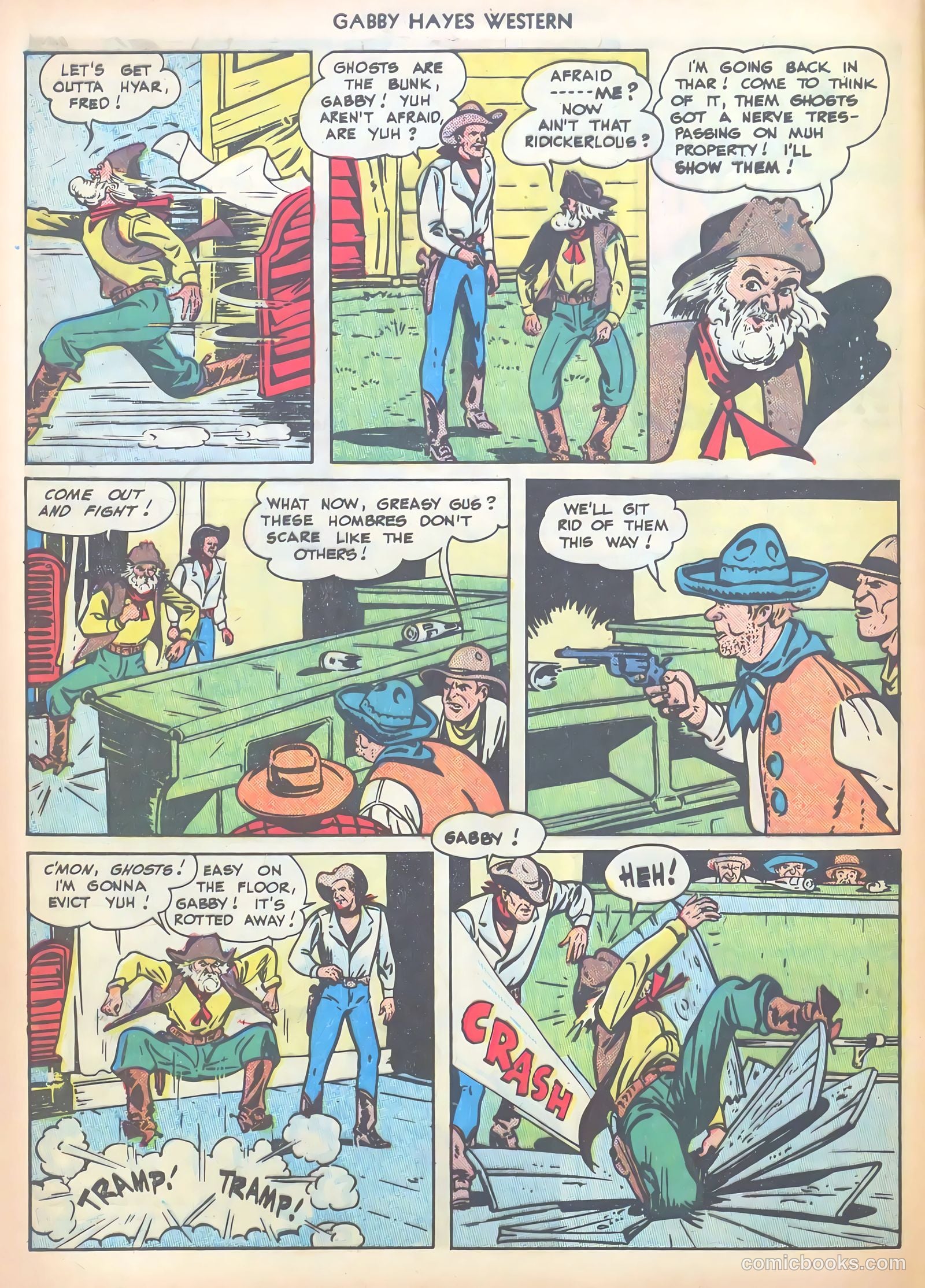 Gabby Hayes Western #6 (1949) — page 28 of 36