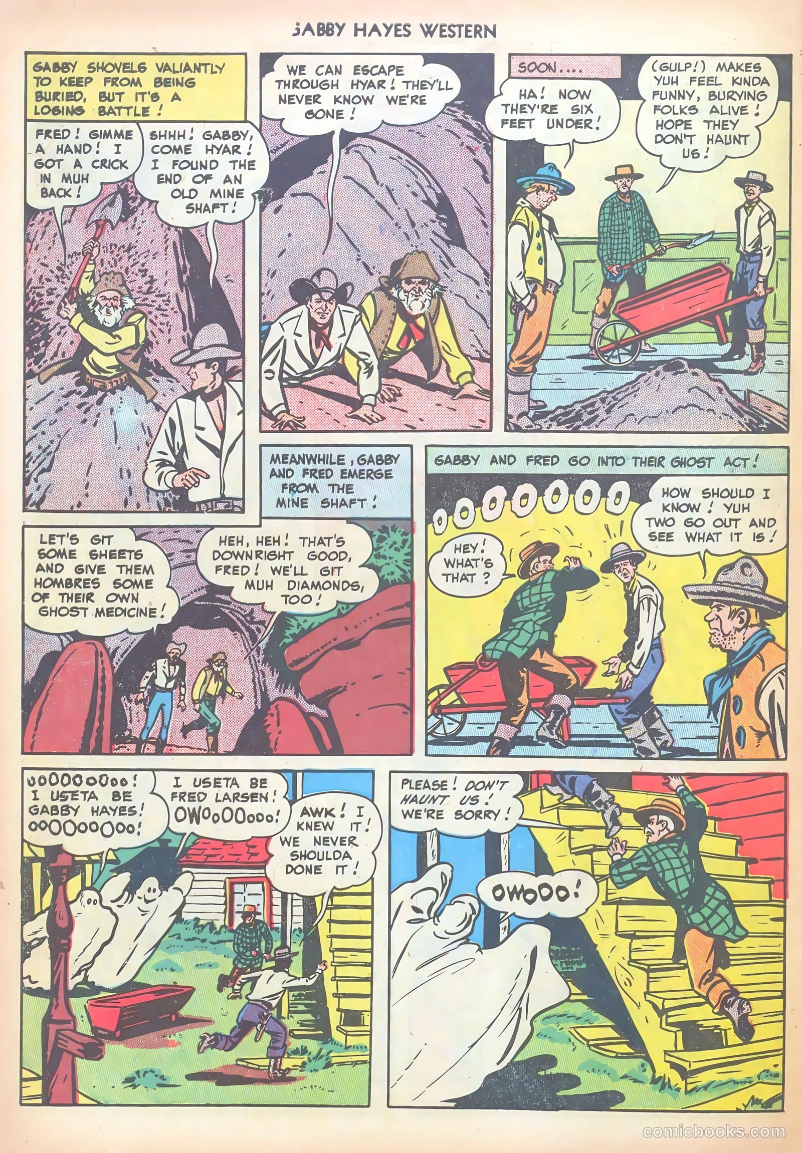 Gabby Hayes Western #6 (1949) — page 30 of 36