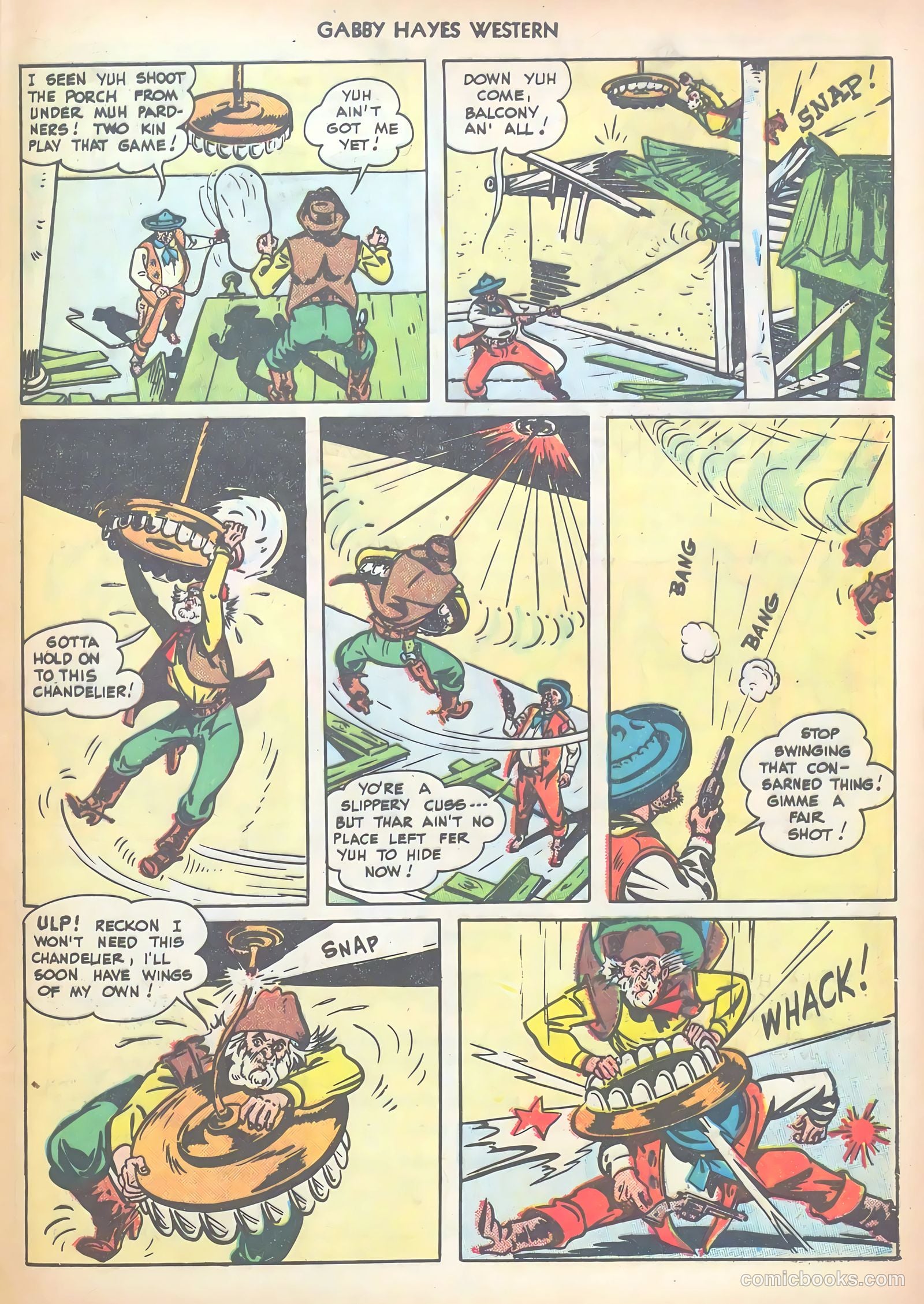 Gabby Hayes Western #6 (1949) — page 33 of 36