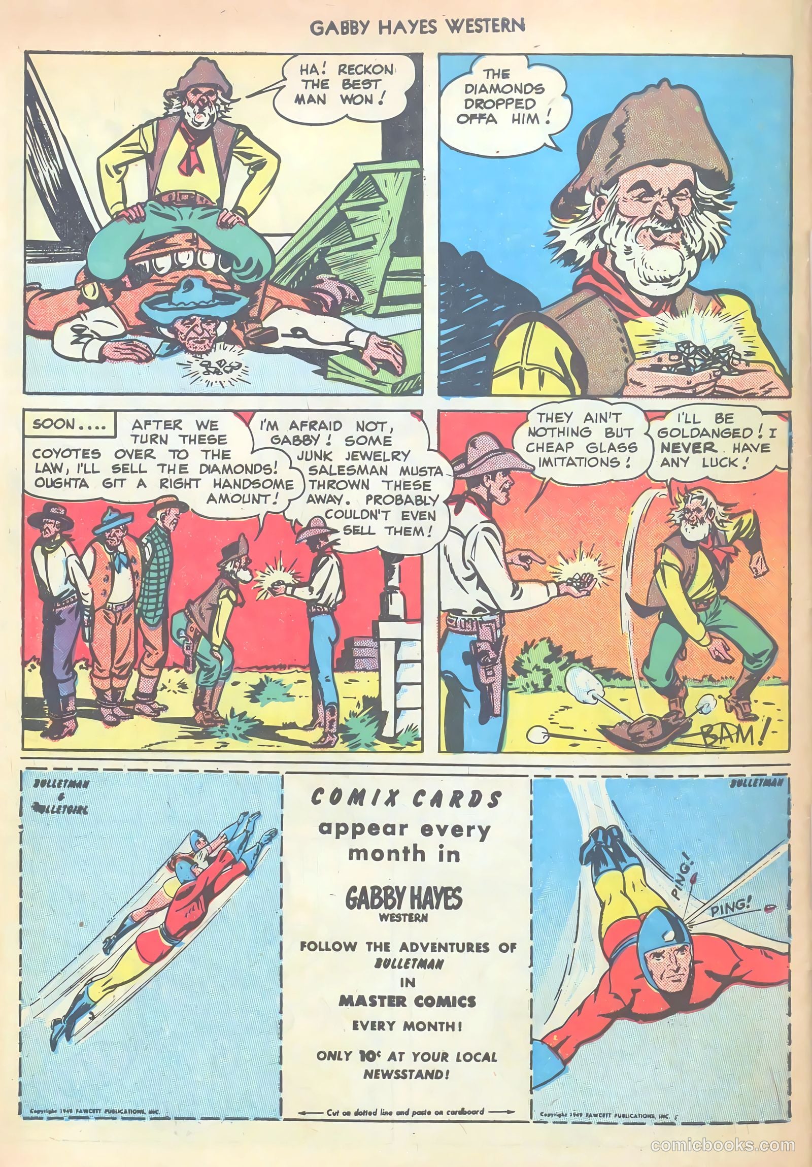 Gabby Hayes Western #6 (1949) — page 34 of 36