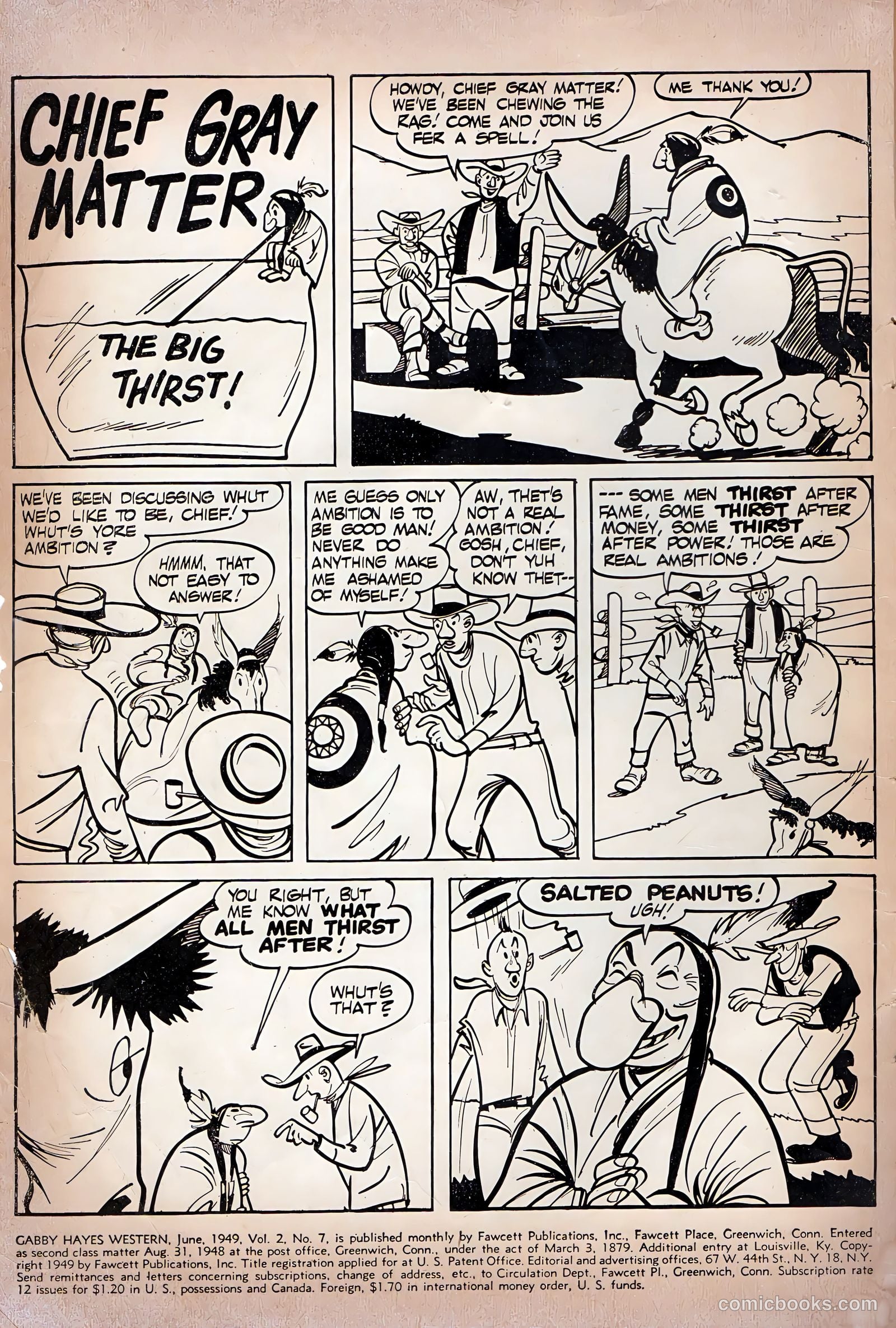 Gabby Hayes Western #7 (1949) — page 2 of 36