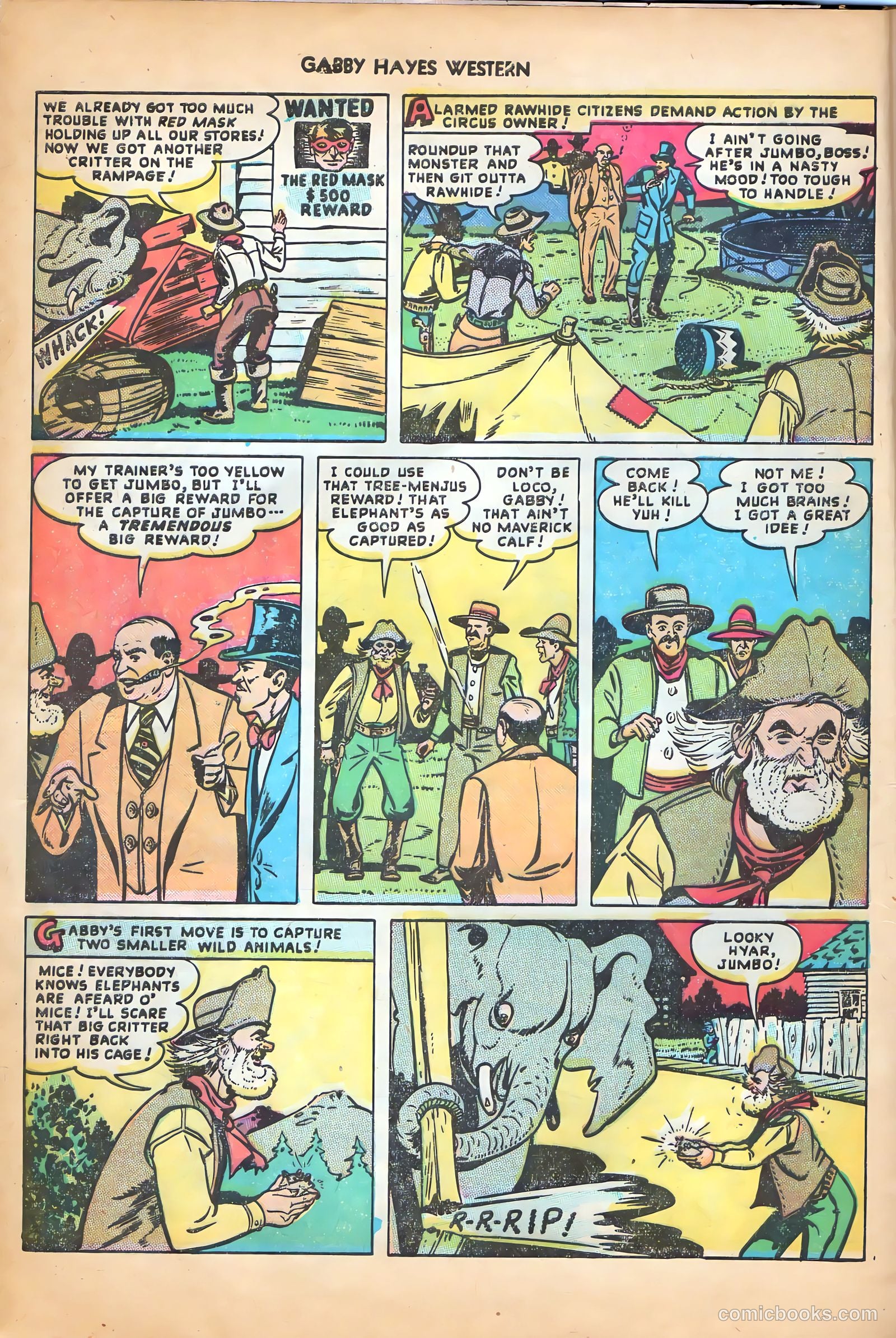 Gabby Hayes Western #7 (1949) — page 4 of 36