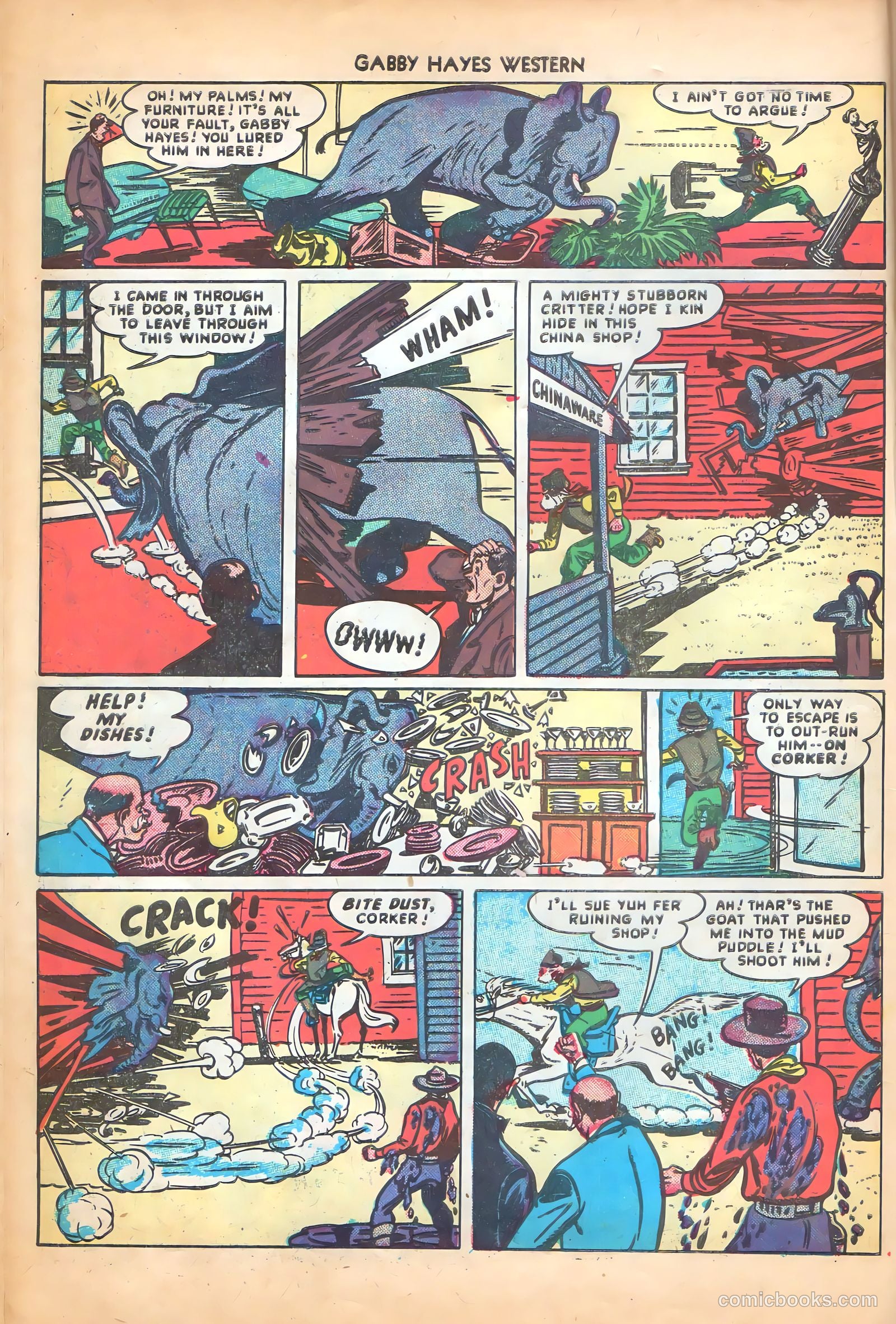 Gabby Hayes Western #7 (1949) — page 6 of 36
