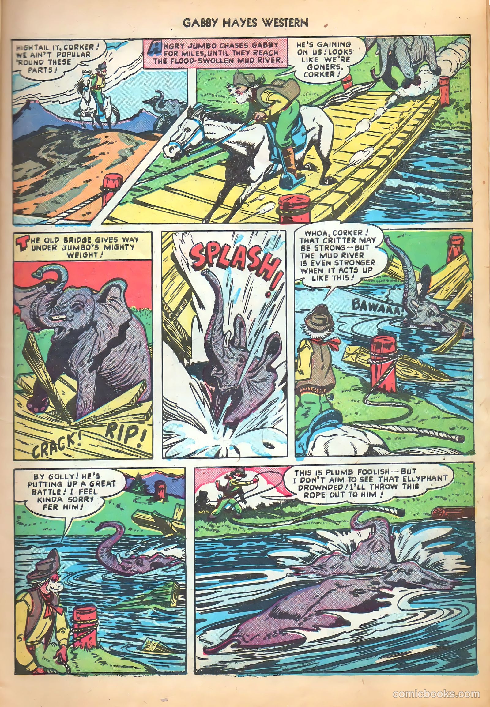 Gabby Hayes Western #7 (1949) — page 7 of 36