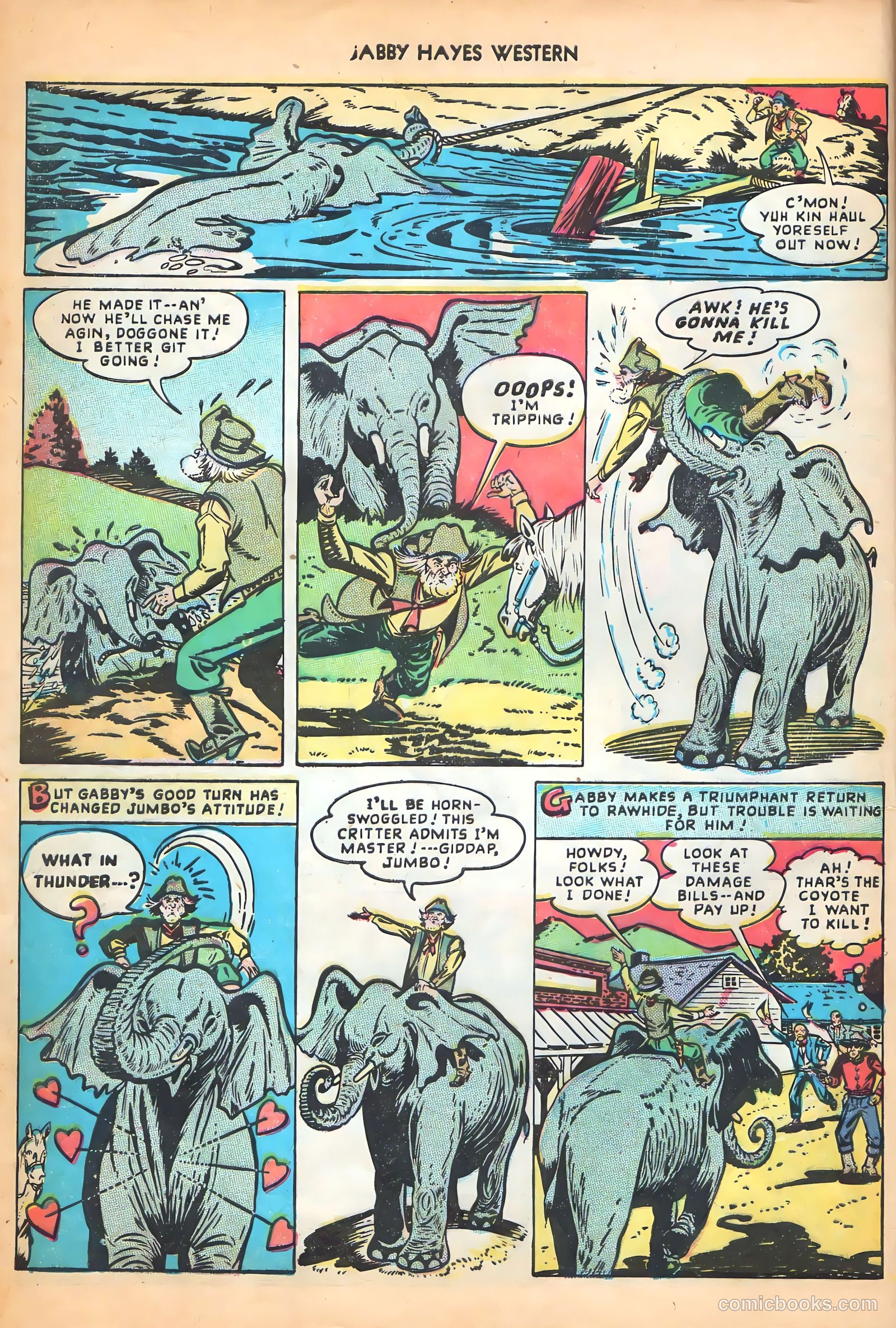 Gabby Hayes Western #7 (1949) — page 8 of 36