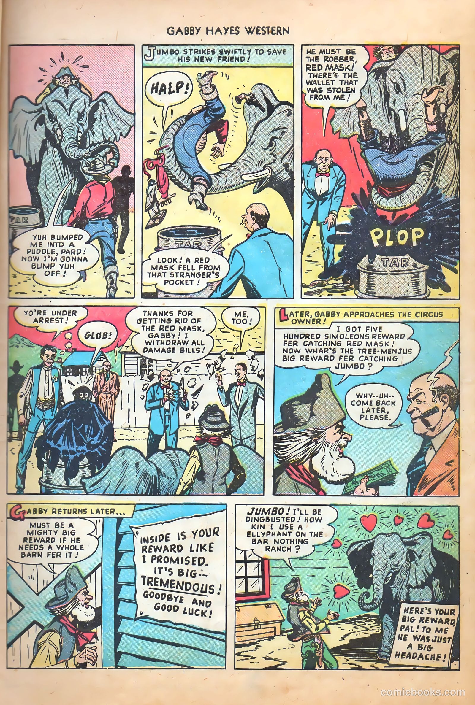 Gabby Hayes Western #7 (1949) — page 9 of 36