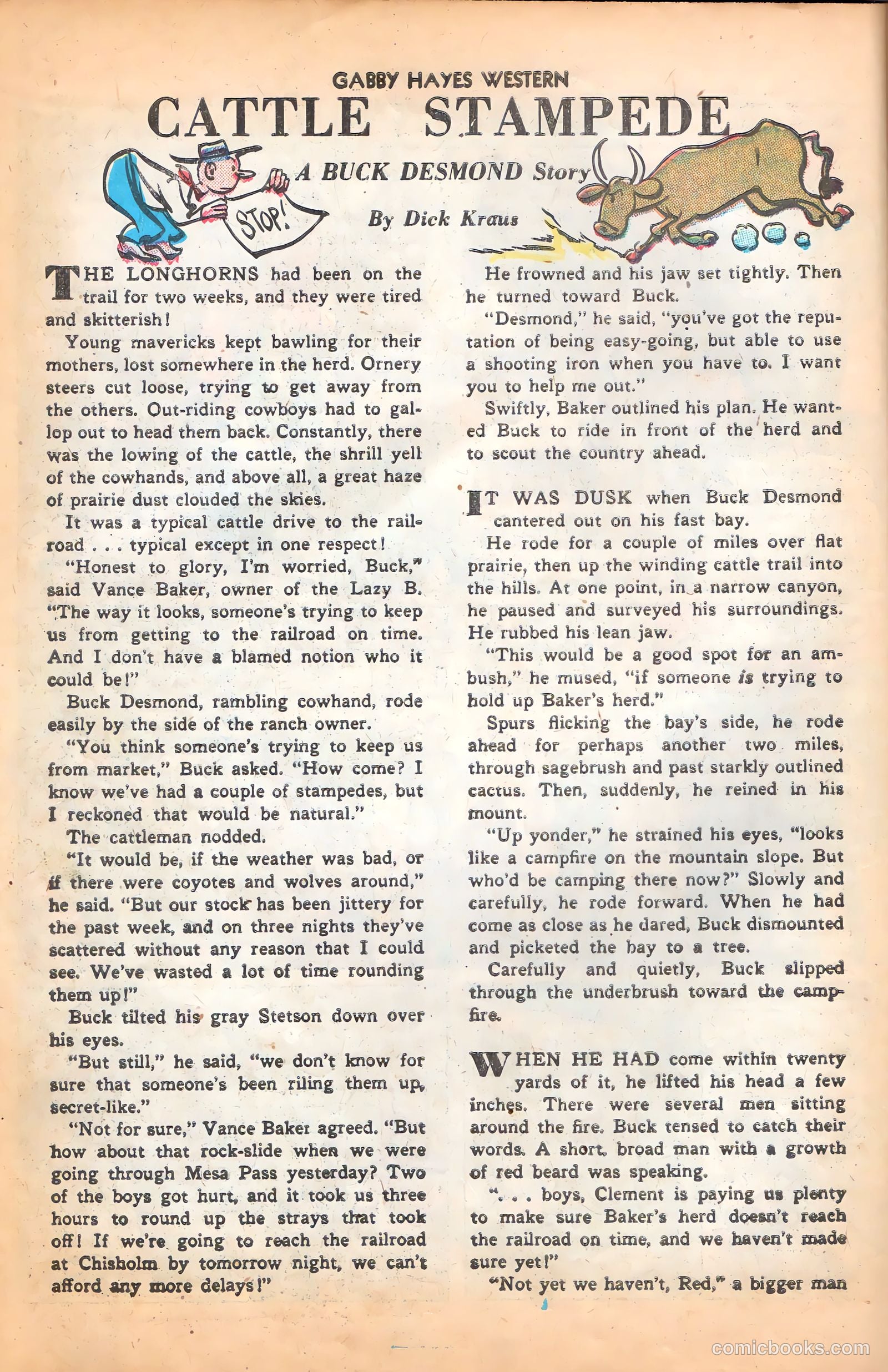 Gabby Hayes Western #7 (1949) — page 10 of 36