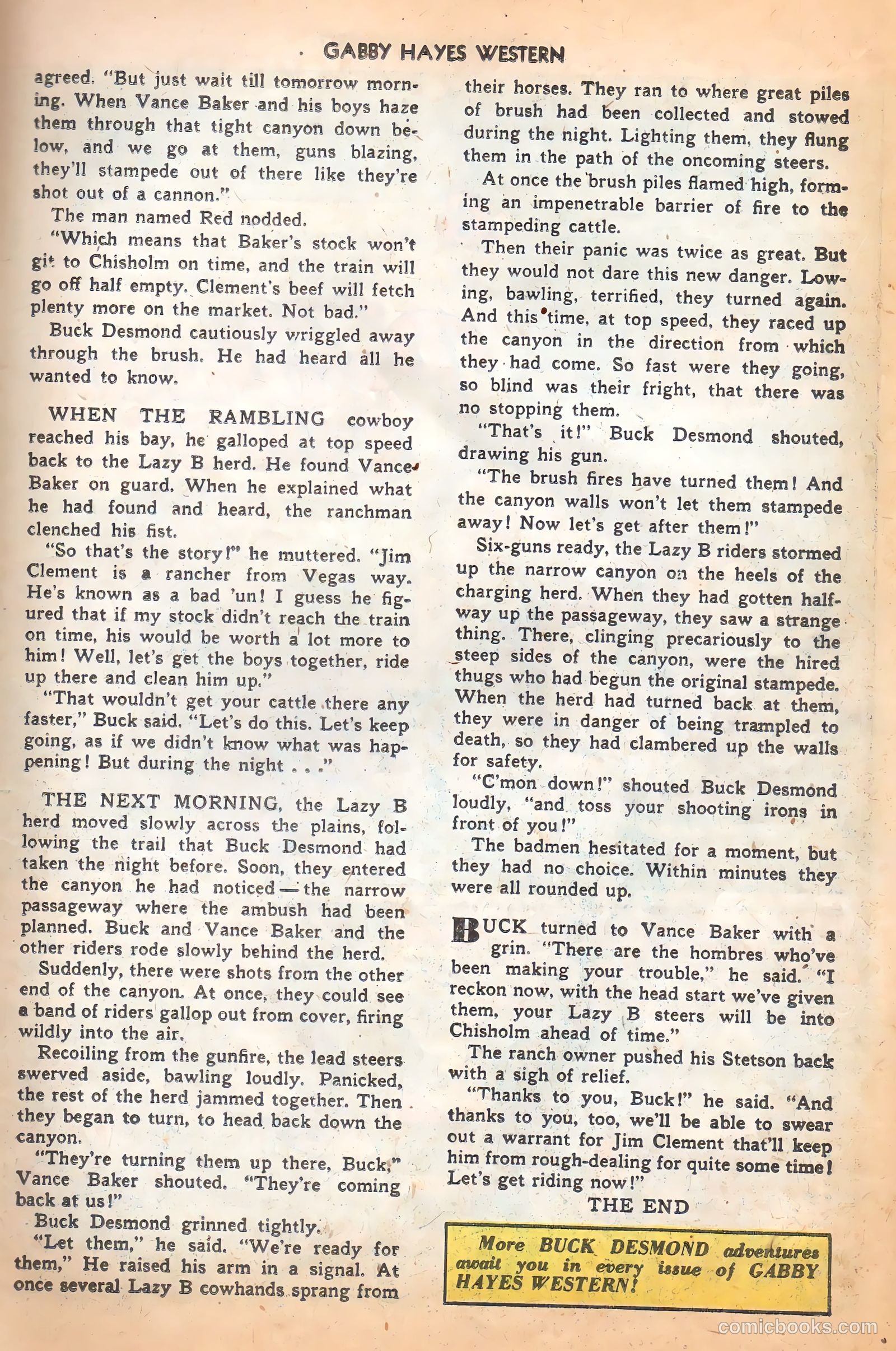 Gabby Hayes Western #7 (1949) — page 11 of 36