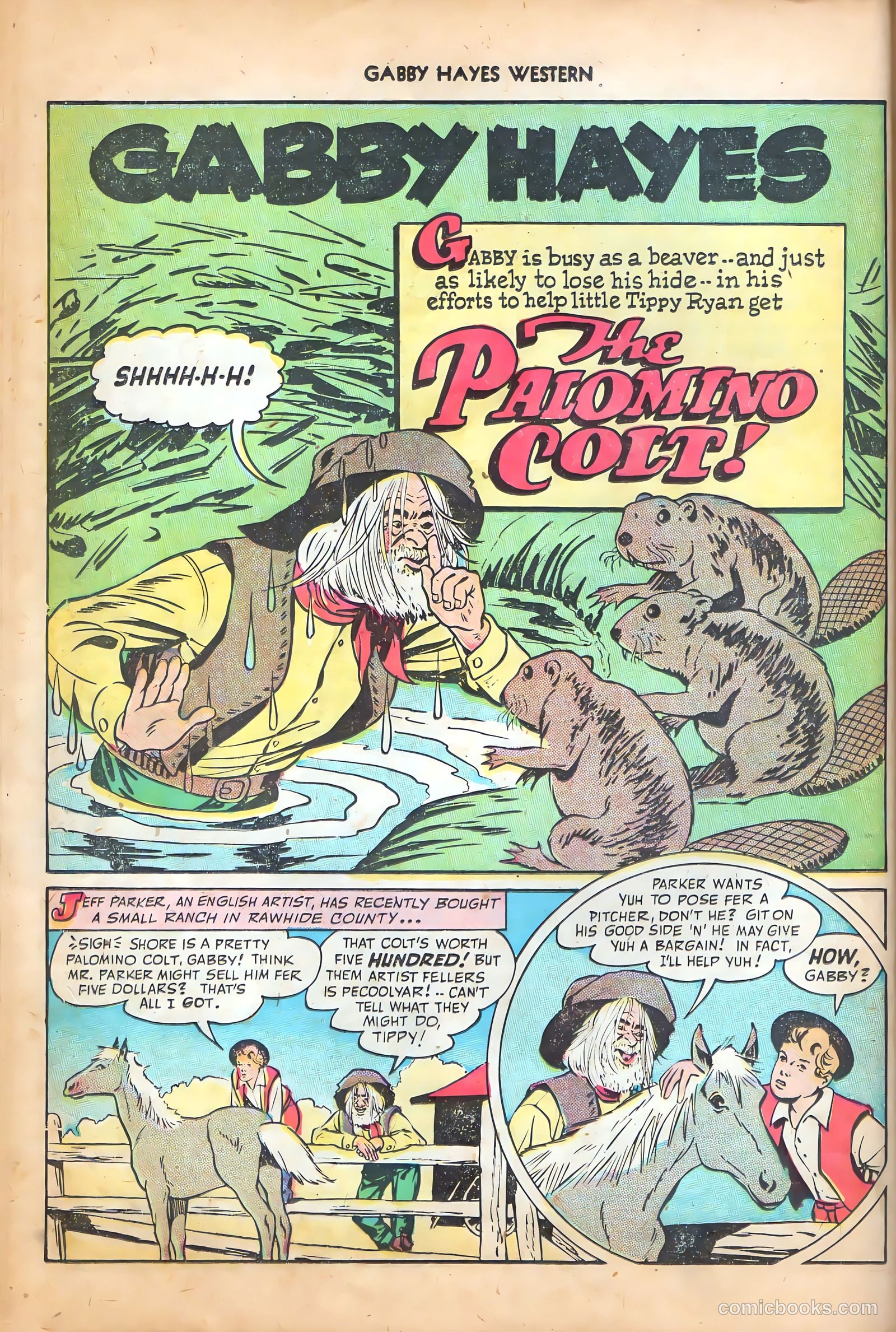 Gabby Hayes Western #7 (1949) — page 12 of 36
