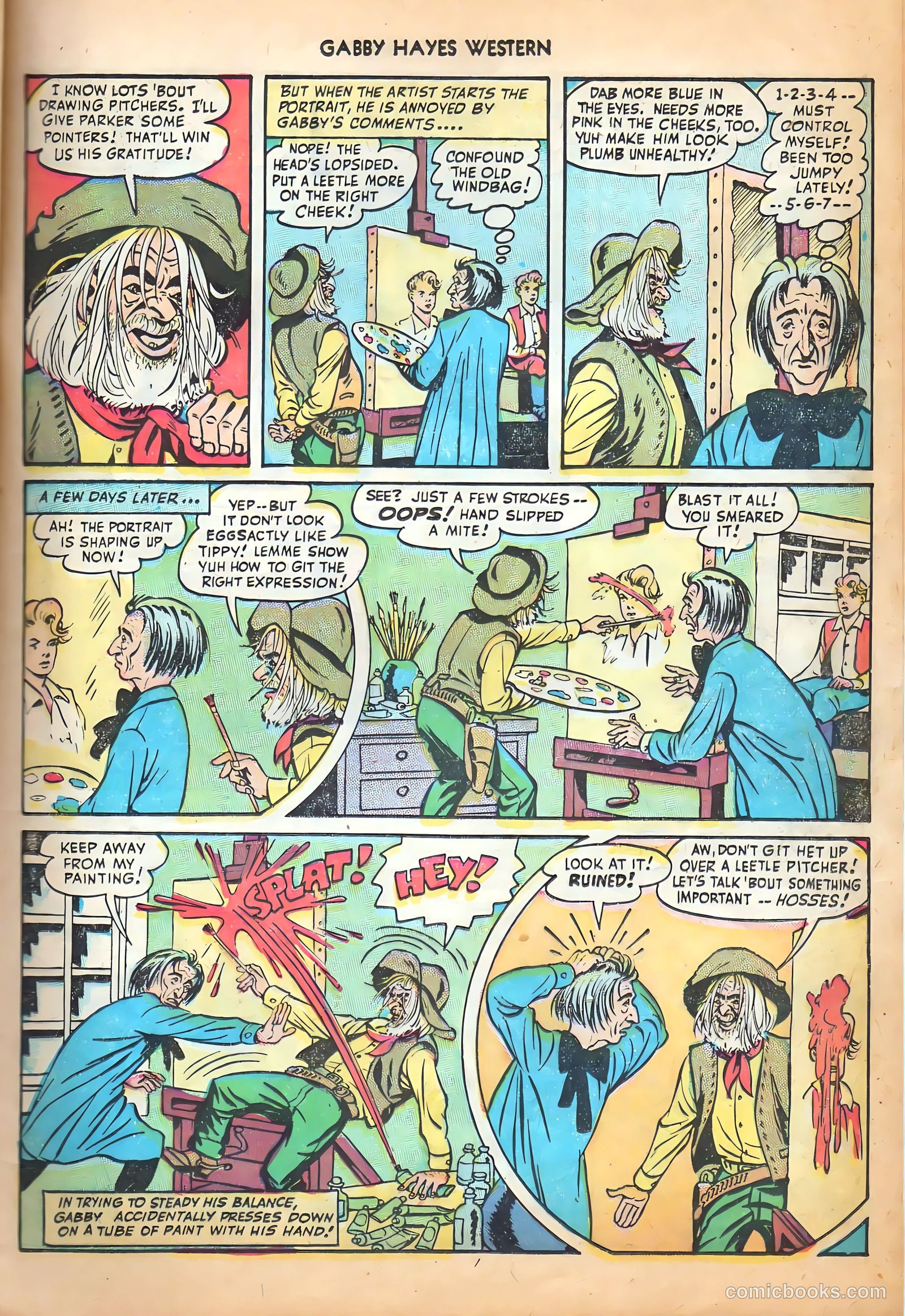 Gabby Hayes Western #7 (1949) — page 13 of 36