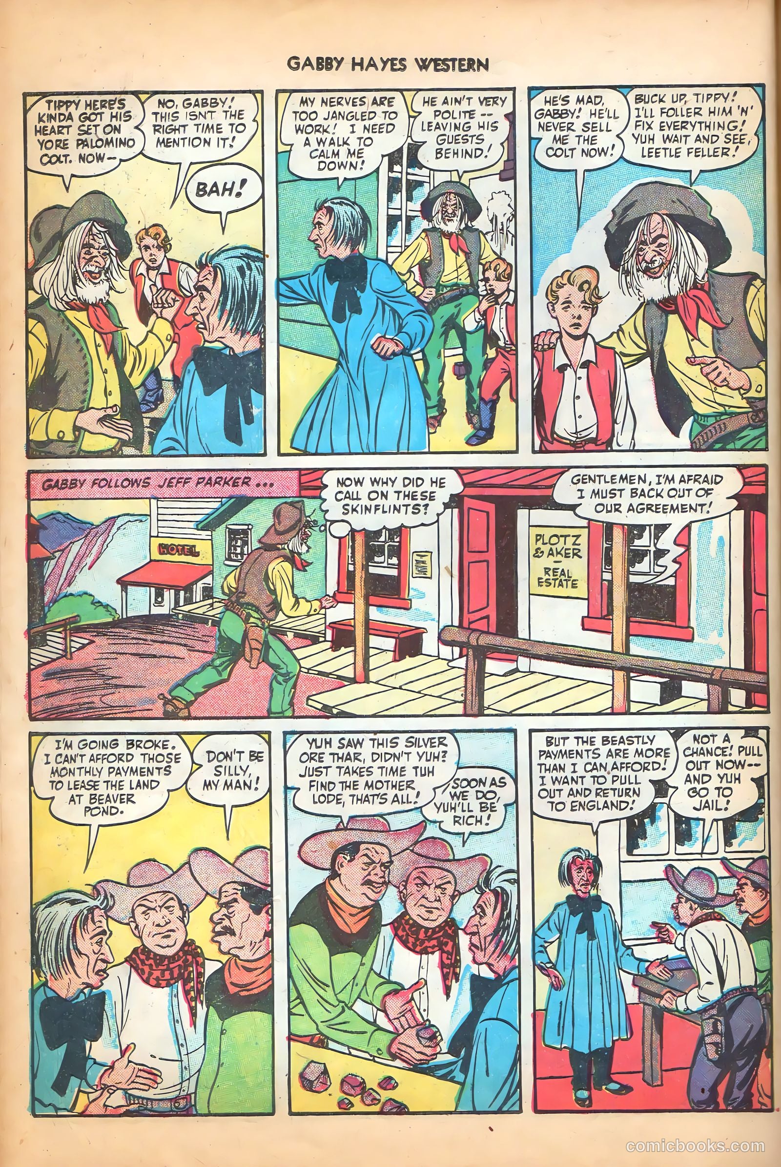 Gabby Hayes Western #7 (1949) — page 14 of 36