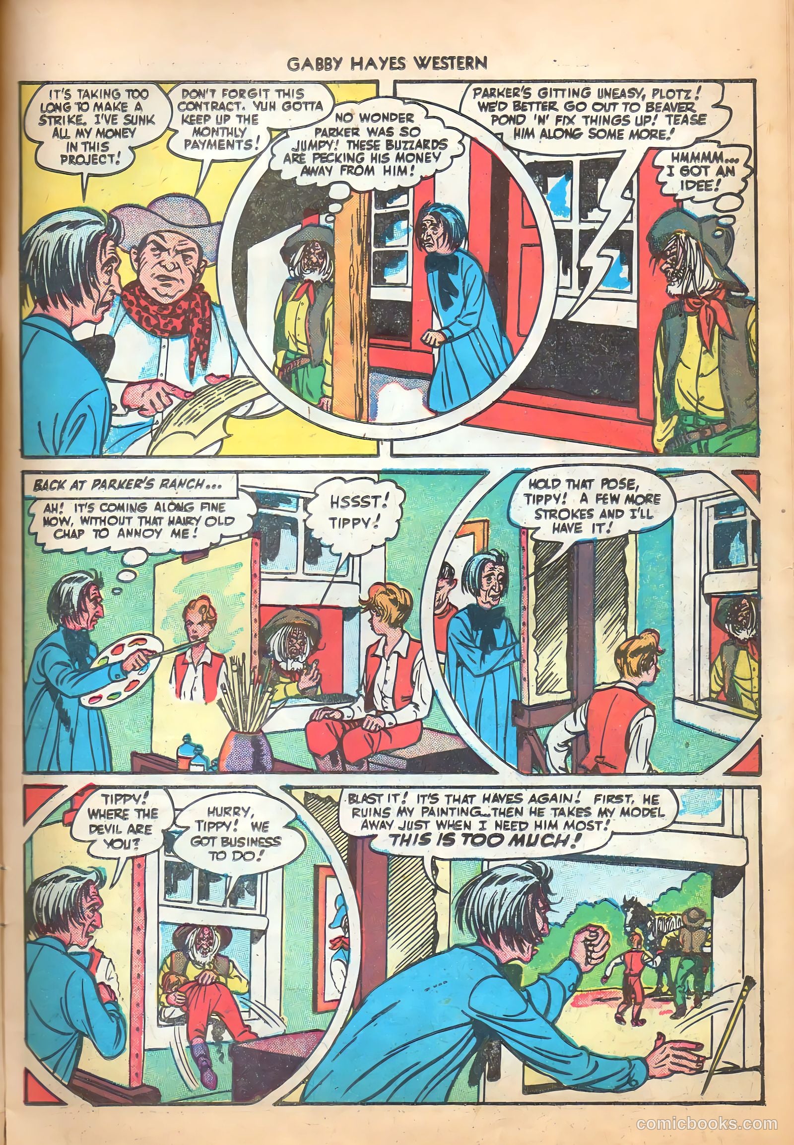Gabby Hayes Western #7 (1949) — page 15 of 36