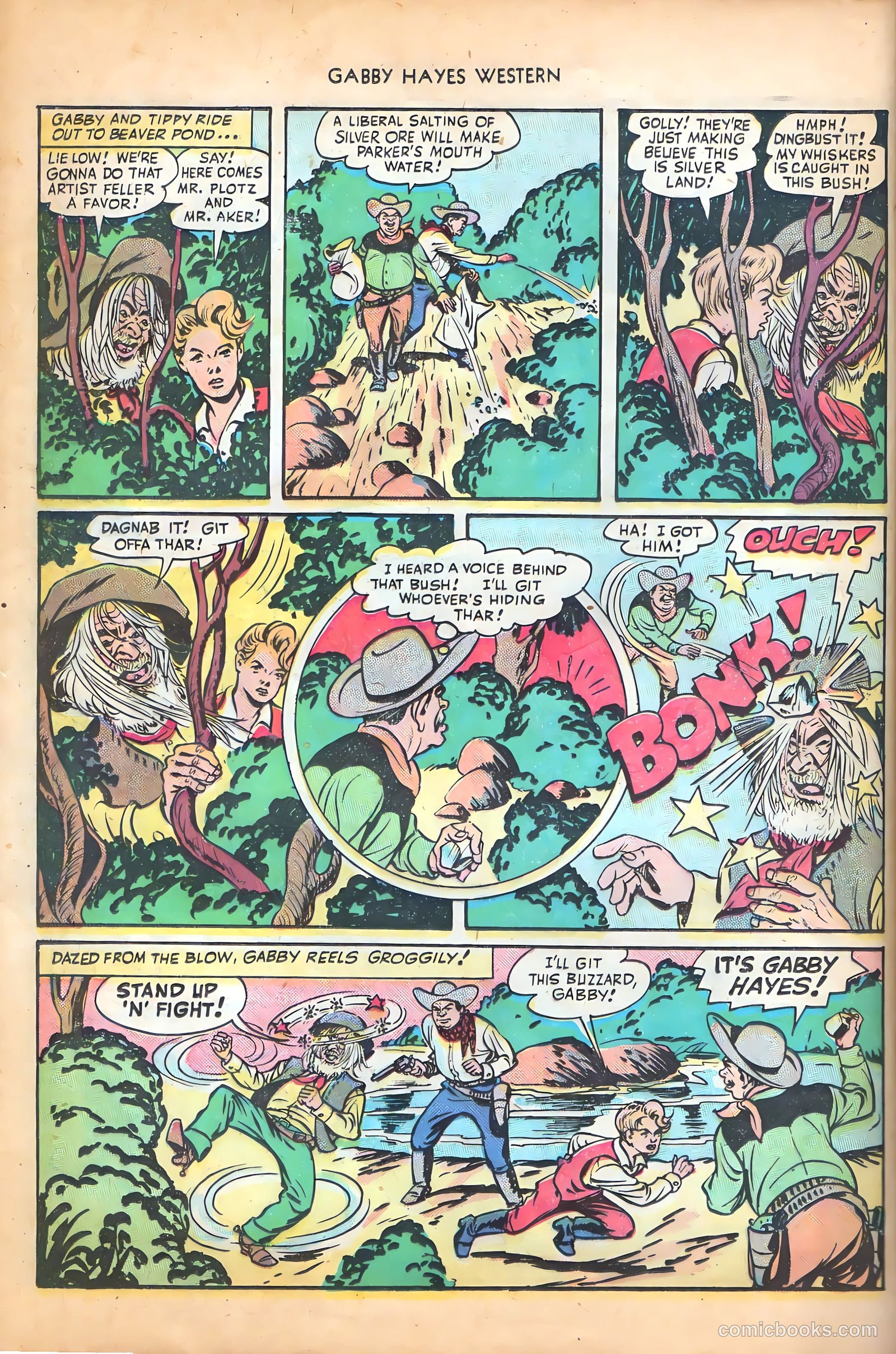 Gabby Hayes Western #7 (1949) — page 16 of 36