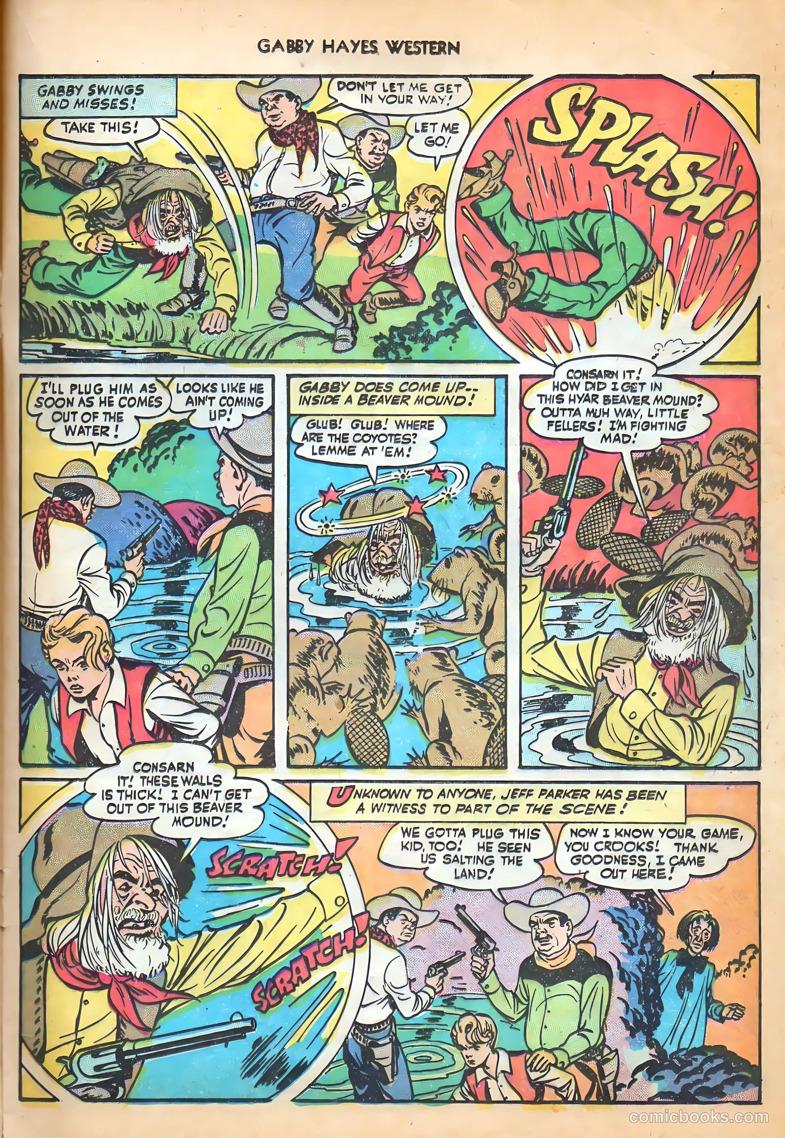 Gabby Hayes Western #7 (1949) — page 17 of 36