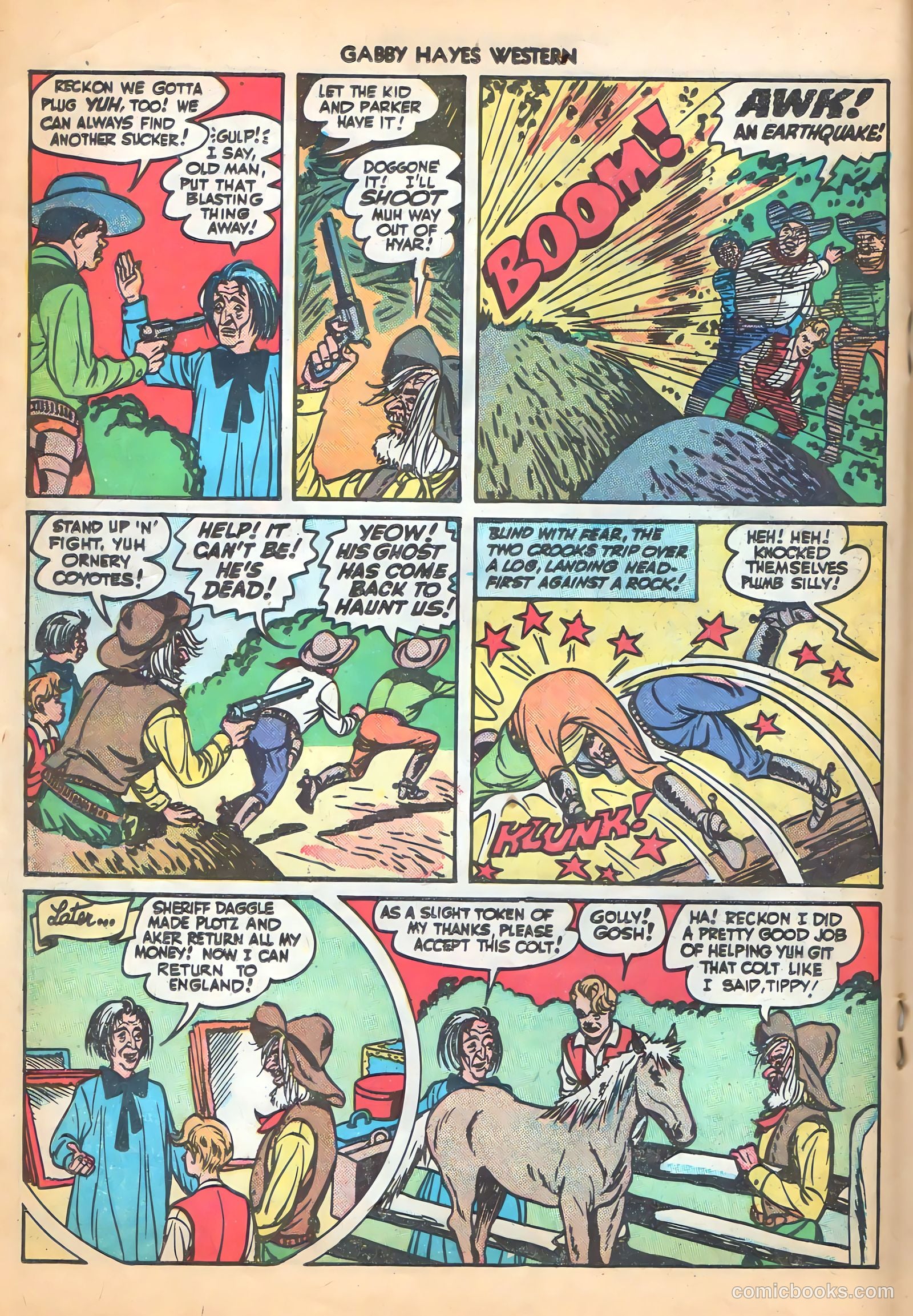 Gabby Hayes Western #7 (1949) — page 18 of 36