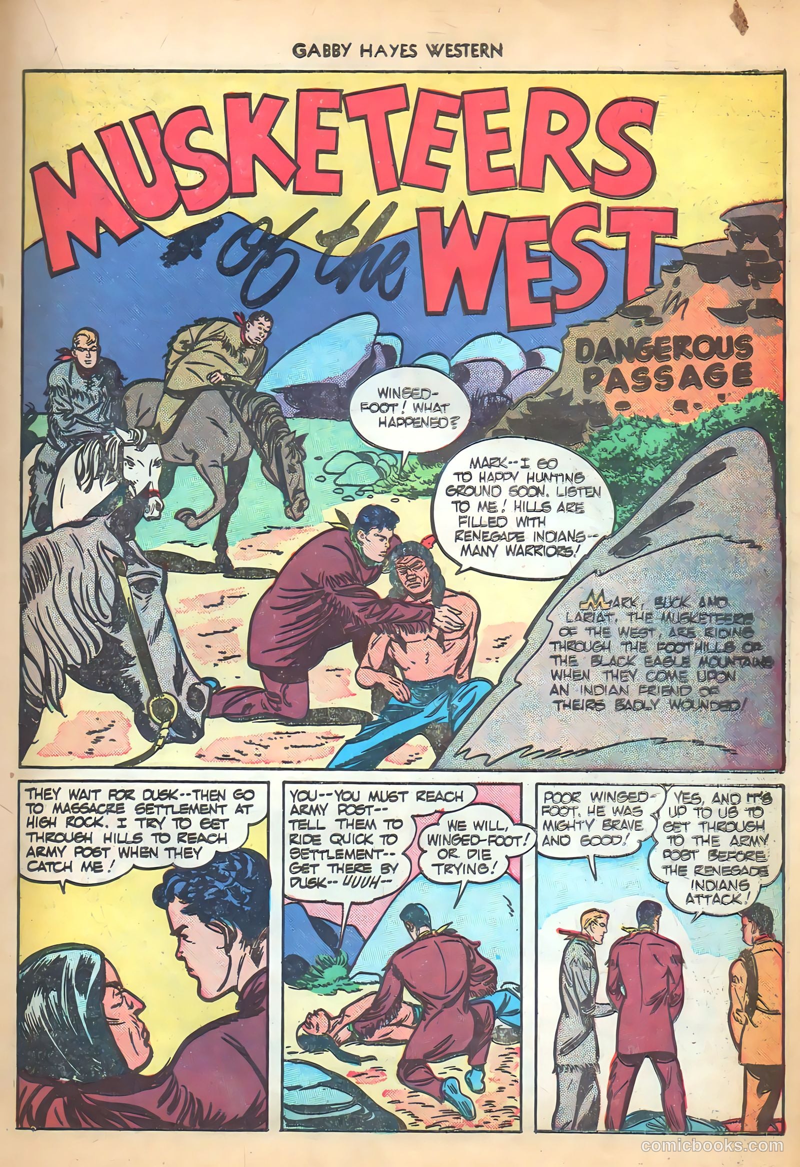 Gabby Hayes Western #7 (1949) — page 19 of 36