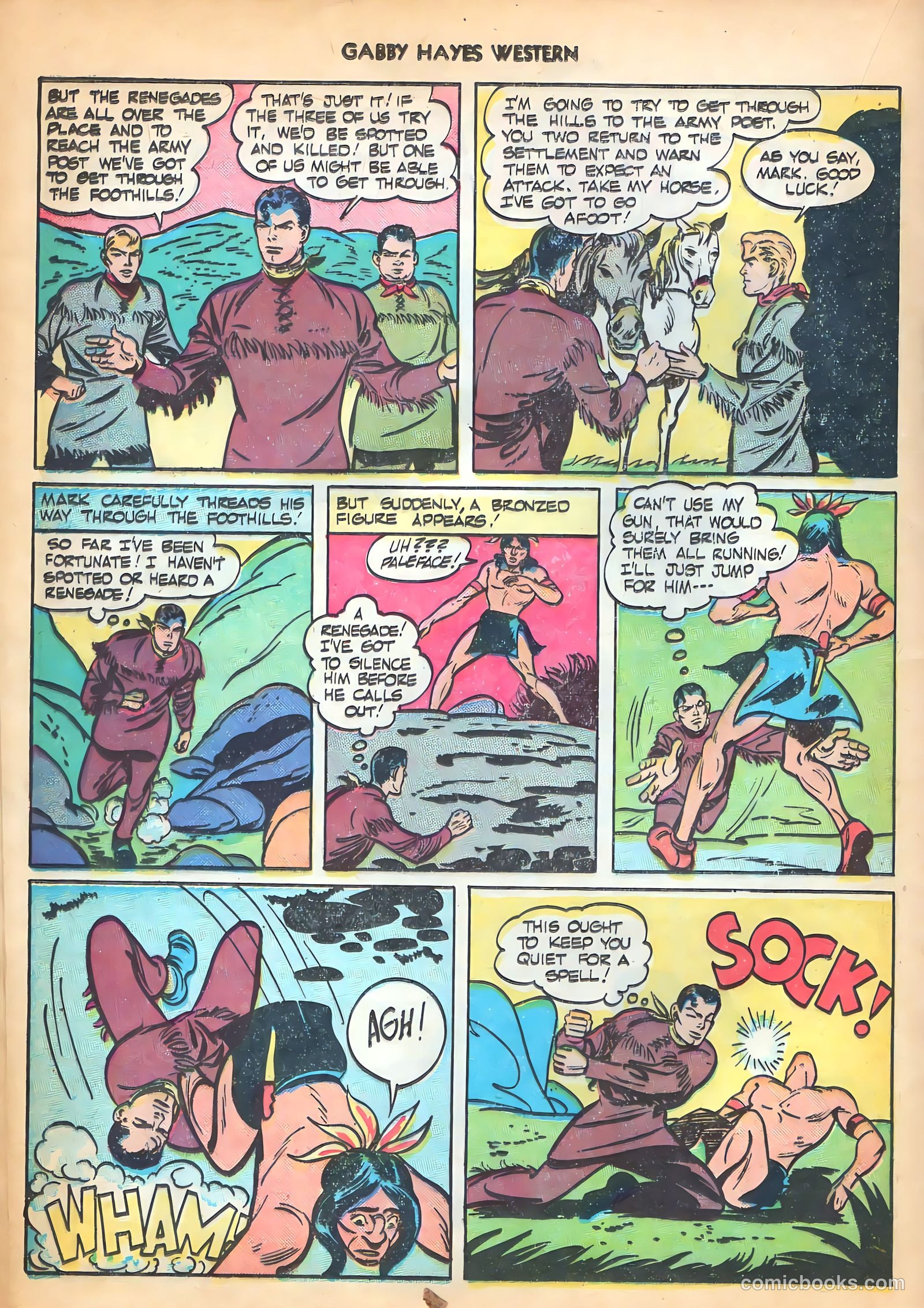 Gabby Hayes Western #7 (1949) — page 20 of 36
