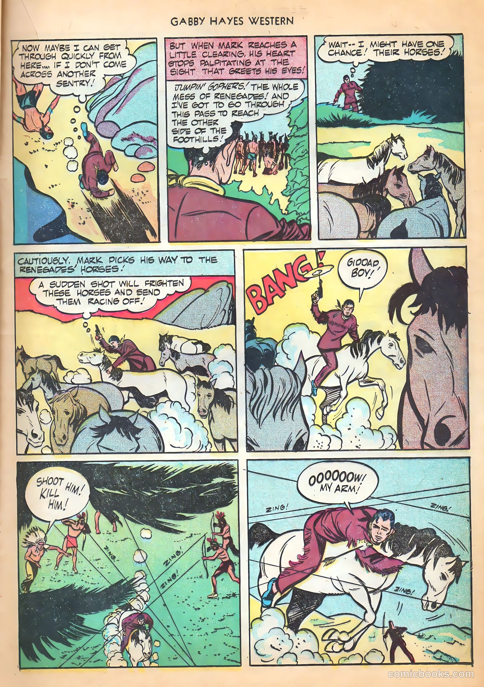 Gabby Hayes Western #7 (1949) — page 21 of 36