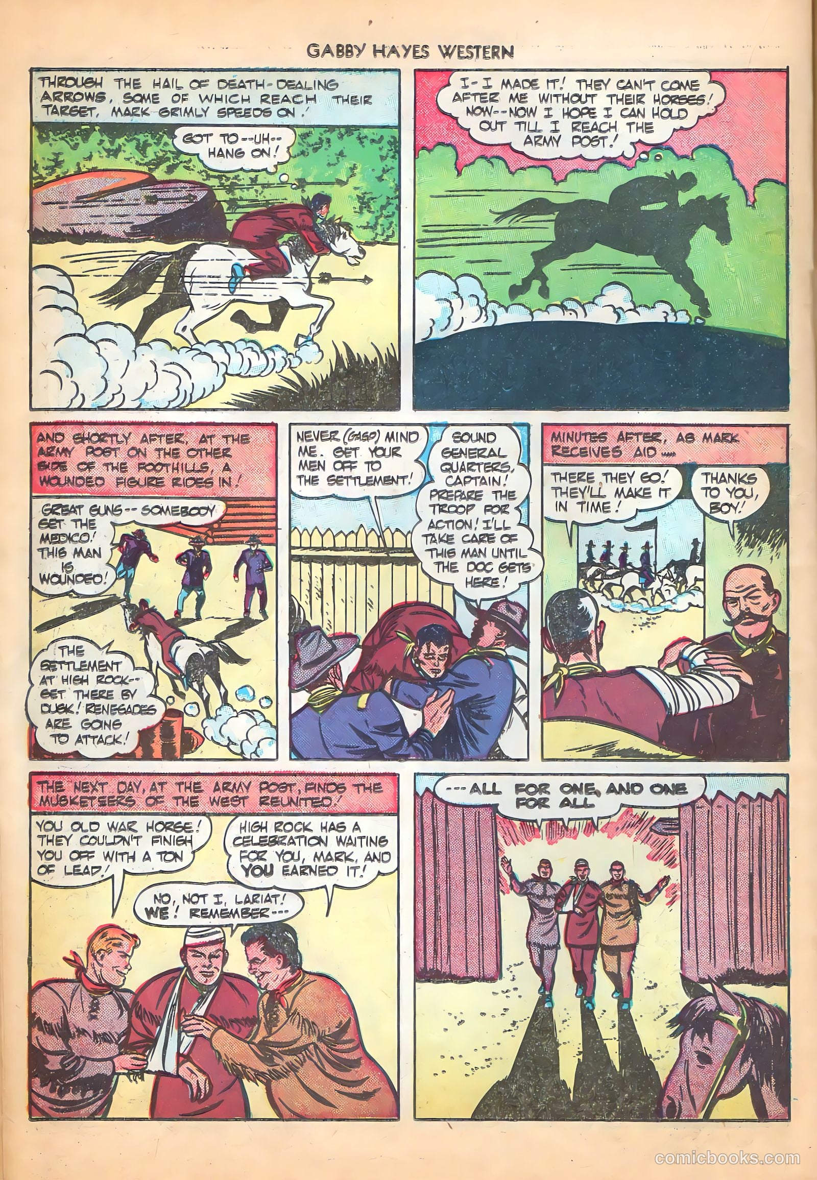 Gabby Hayes Western #7 (1949) — page 22 of 36