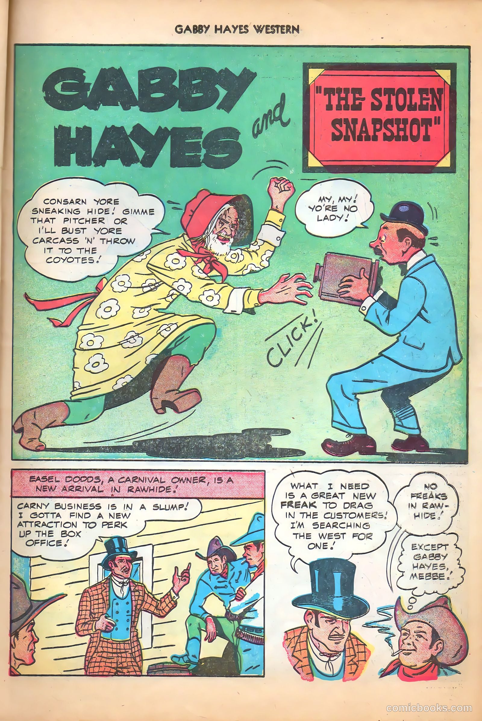 Gabby Hayes Western #7 (1949) — page 23 of 36