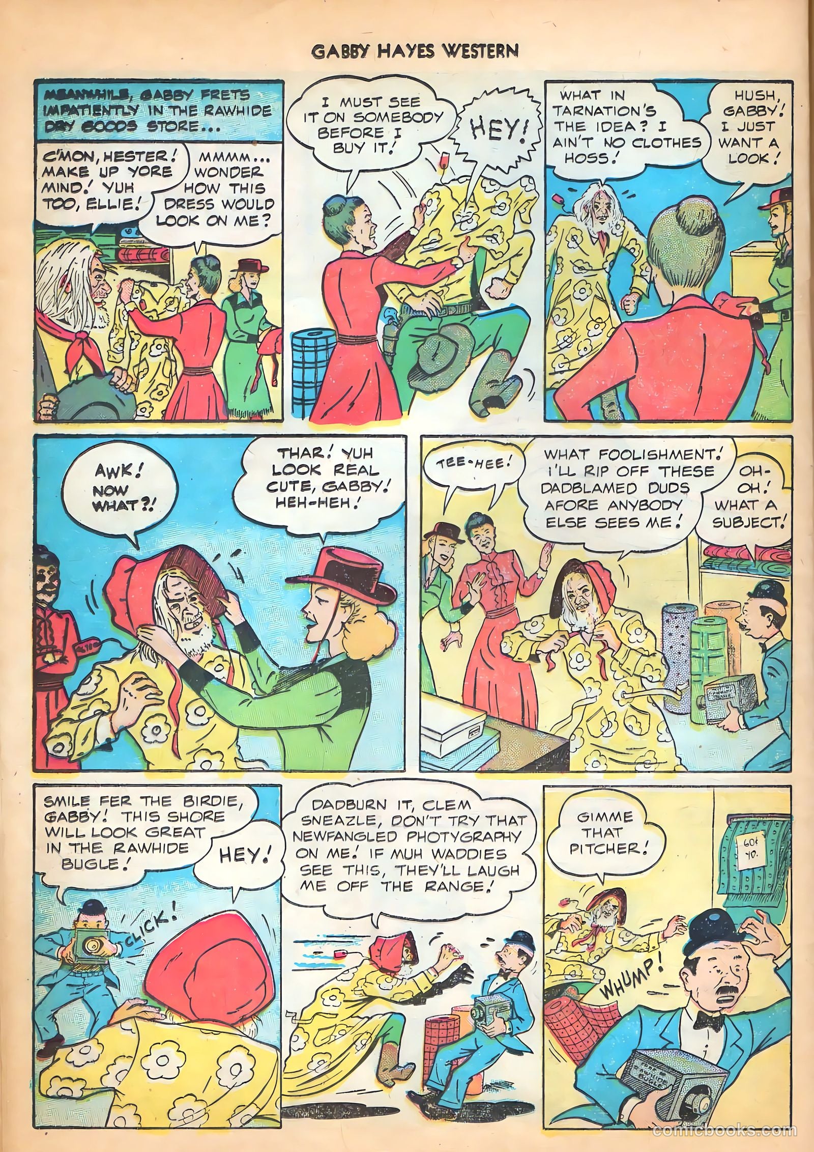 Gabby Hayes Western #7 (1949) — page 24 of 36