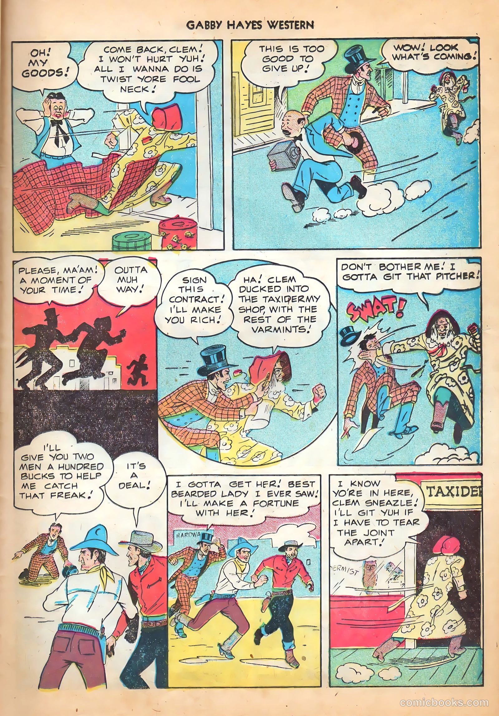 Gabby Hayes Western #7 (1949) — page 25 of 36