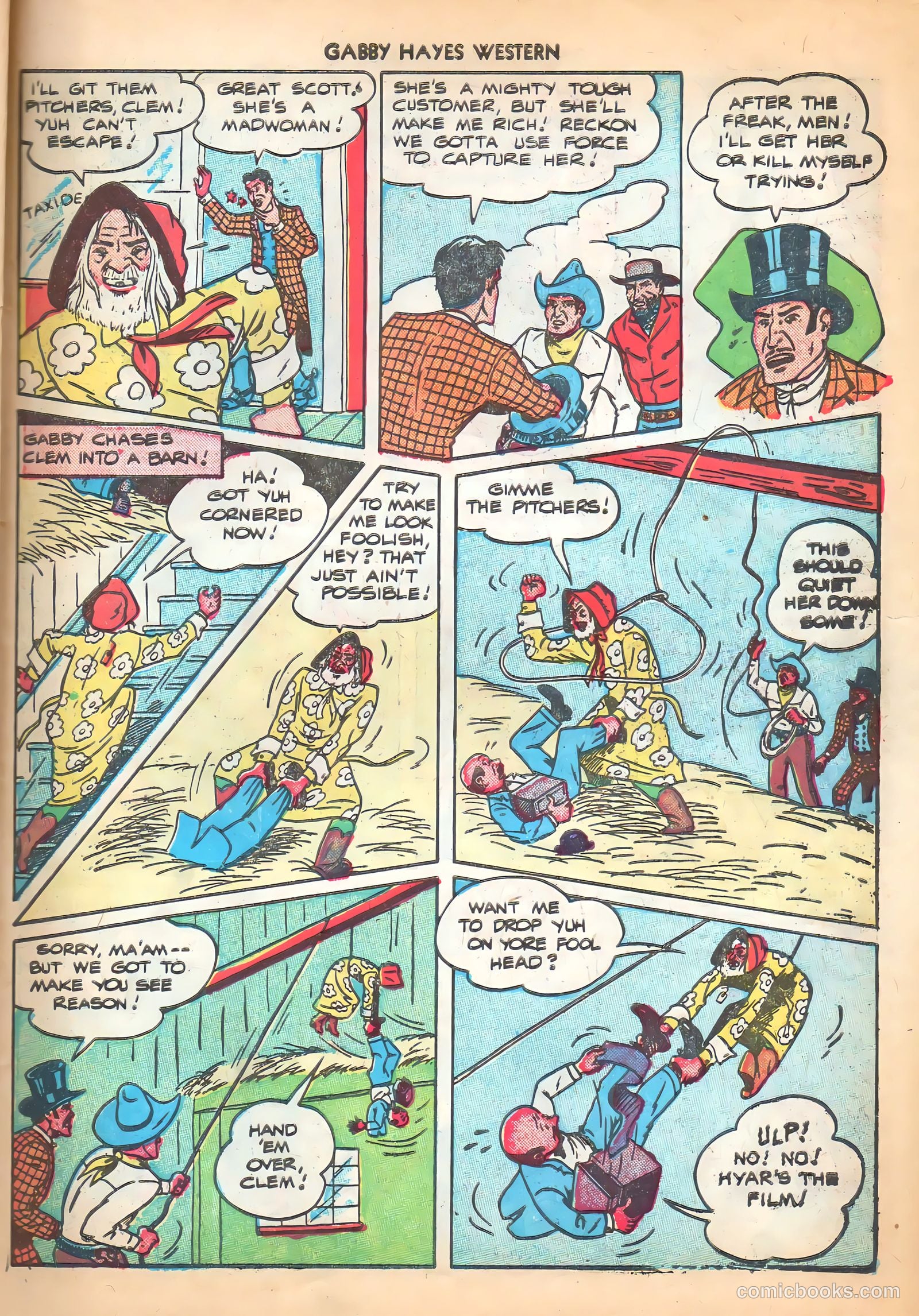 Gabby Hayes Western #7 (1949) — page 27 of 36