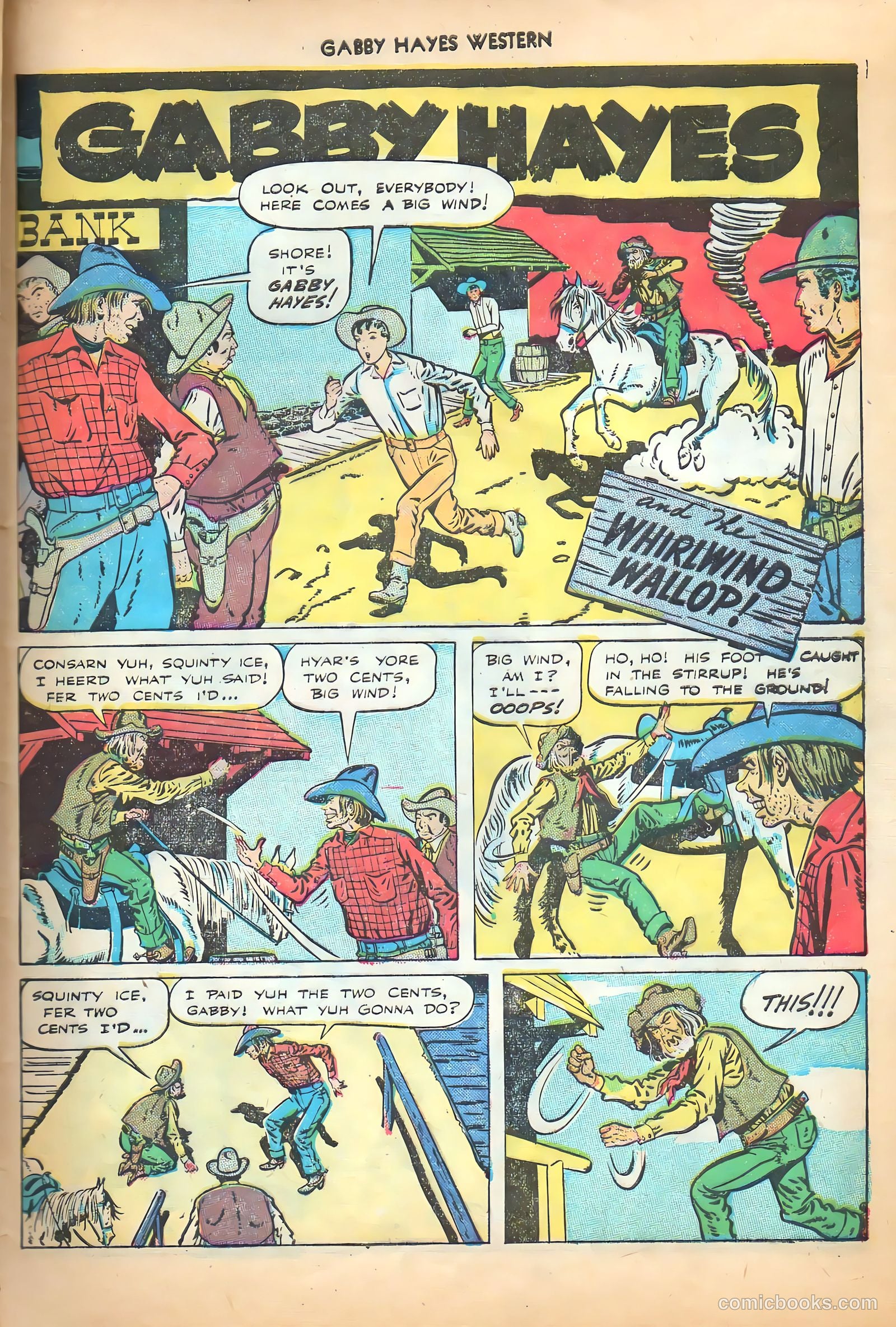 Gabby Hayes Western #7 (1949) — page 29 of 36