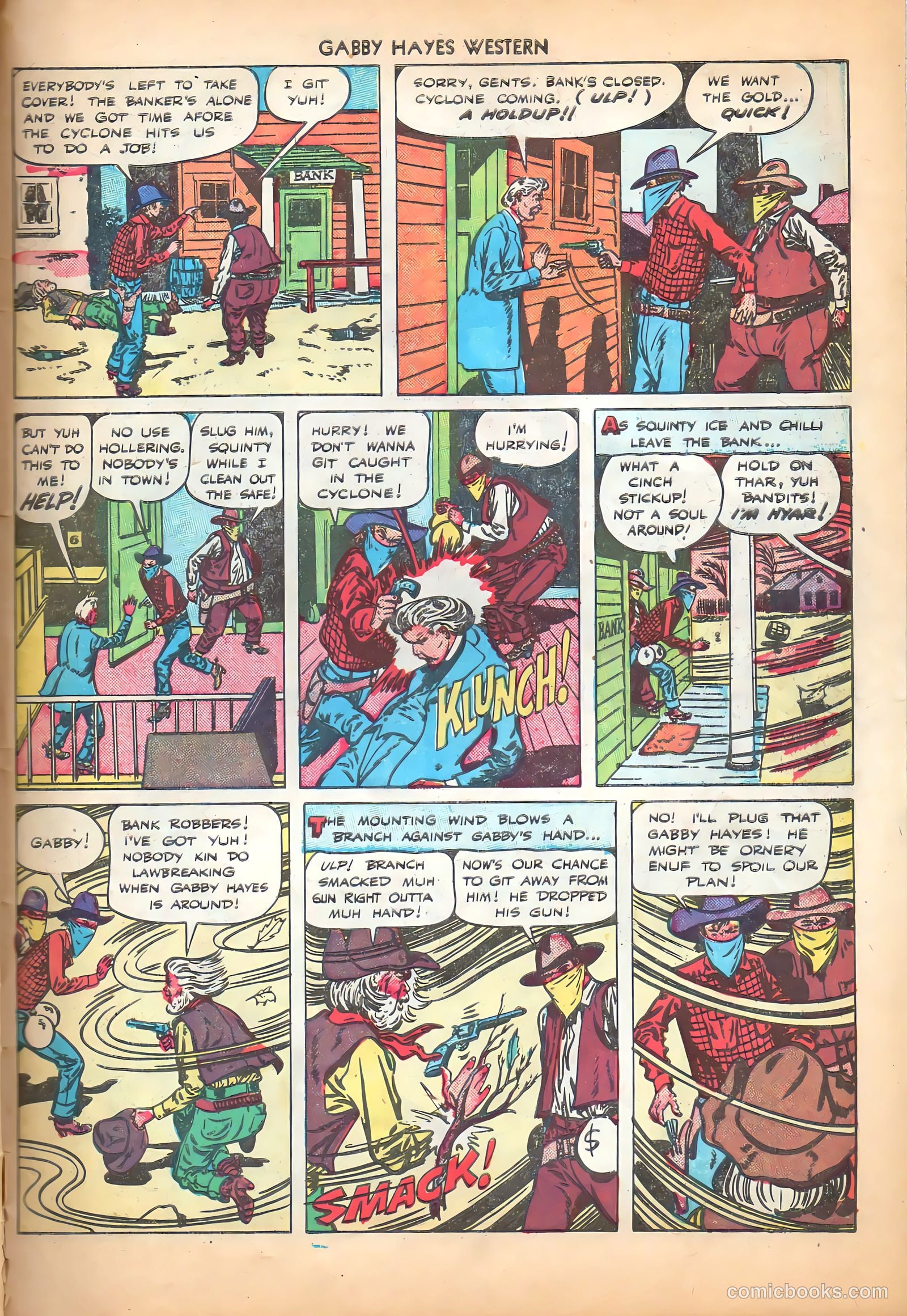 Gabby Hayes Western #7 (1949) — page 31 of 36