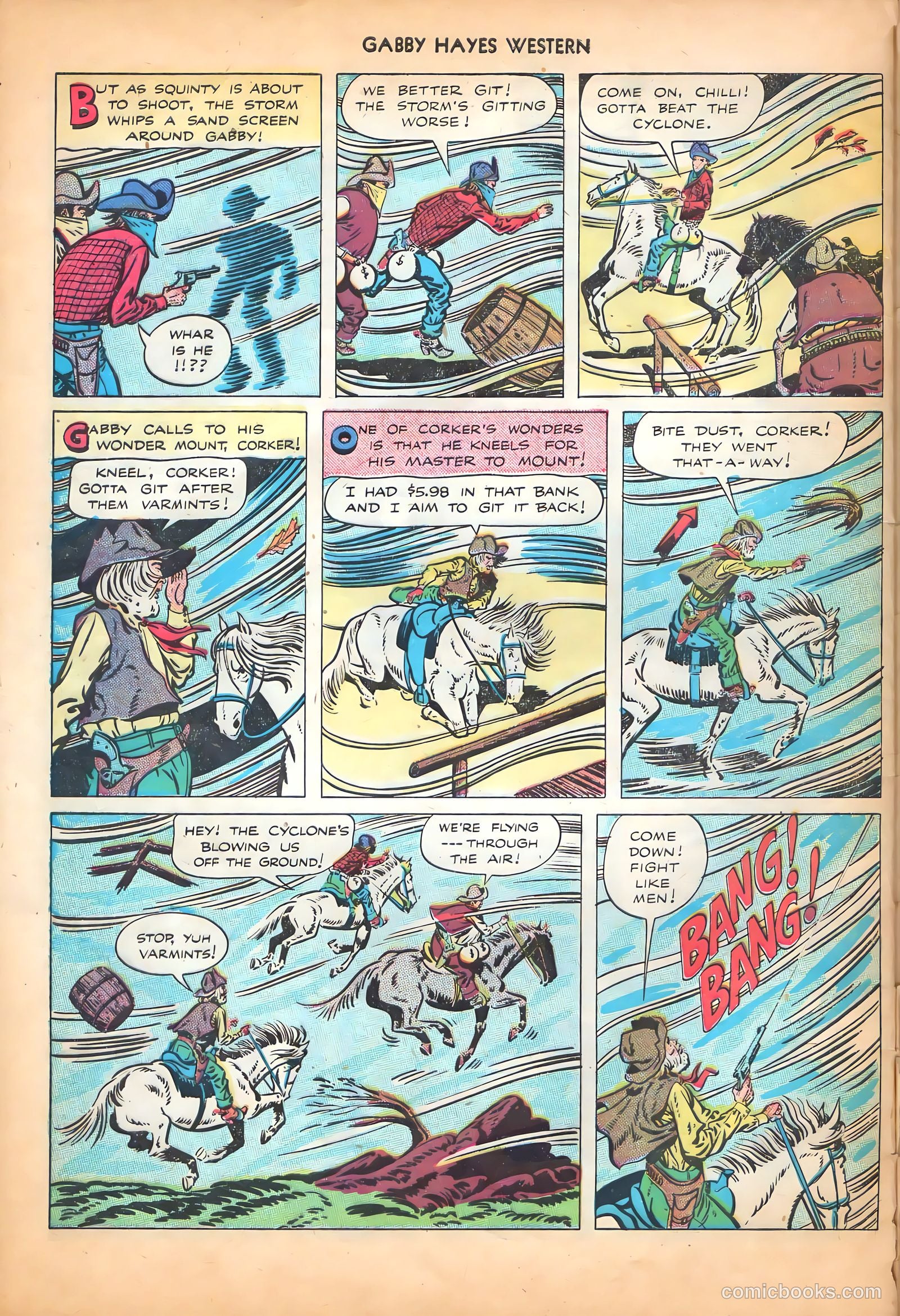 Gabby Hayes Western #7 (1949) — page 32 of 36