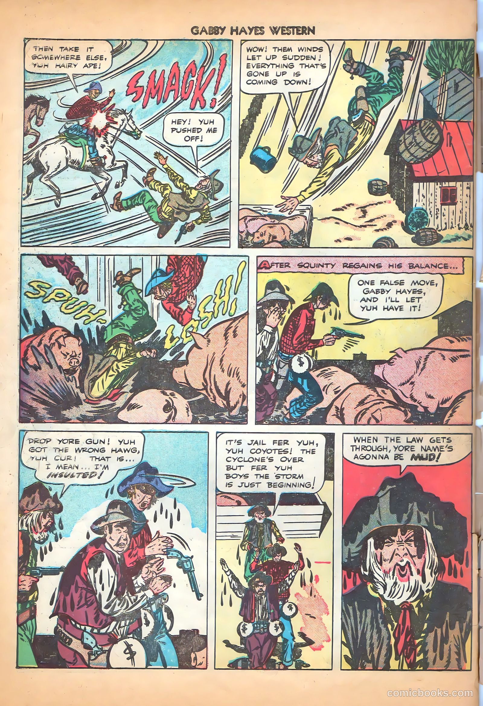 Gabby Hayes Western #7 (1949) — page 34 of 36