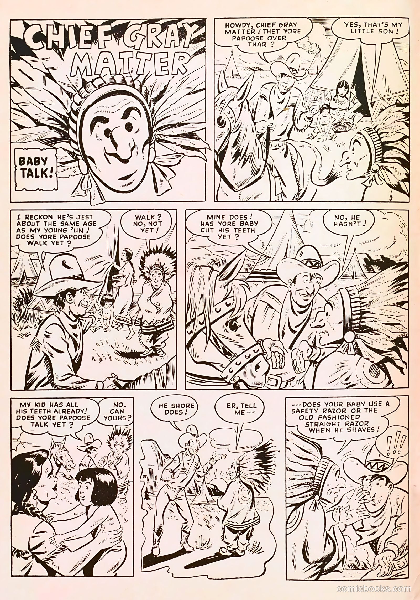 Gabby Hayes Western #8 (1949) — page 2 of 36