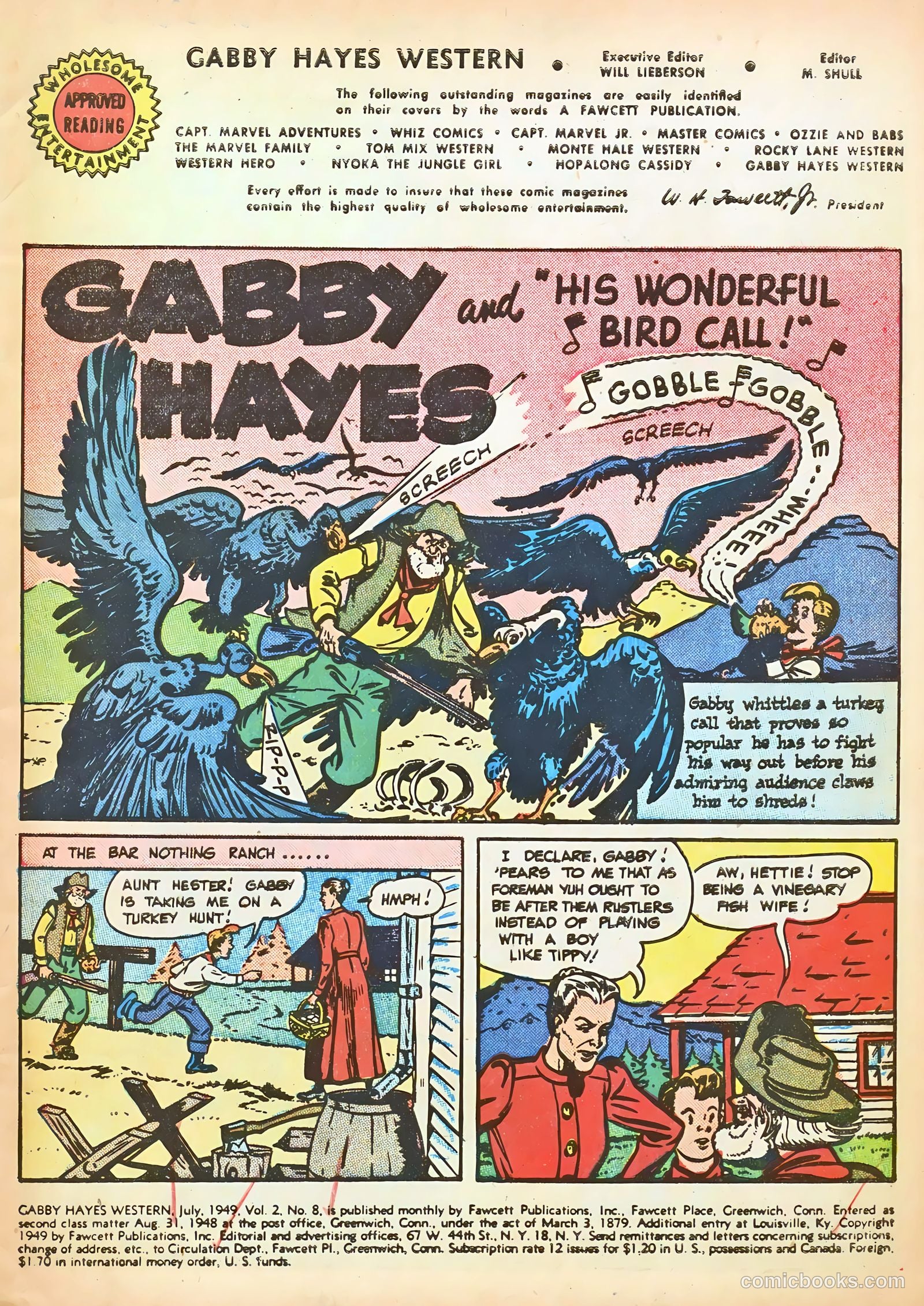 Gabby Hayes Western #8 (1949) — page 3 of 36