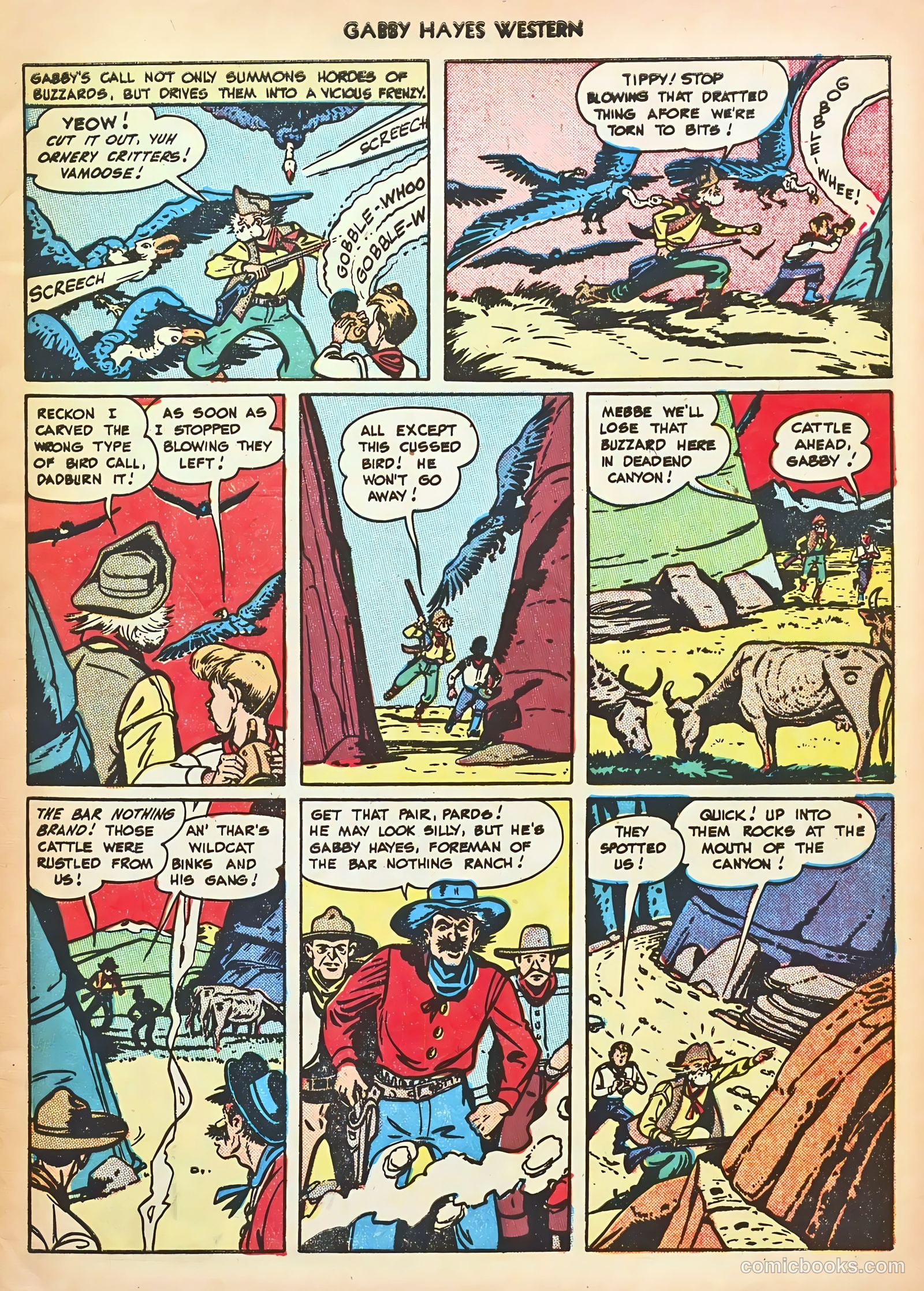 Gabby Hayes Western #8 (1949) — page 5 of 36